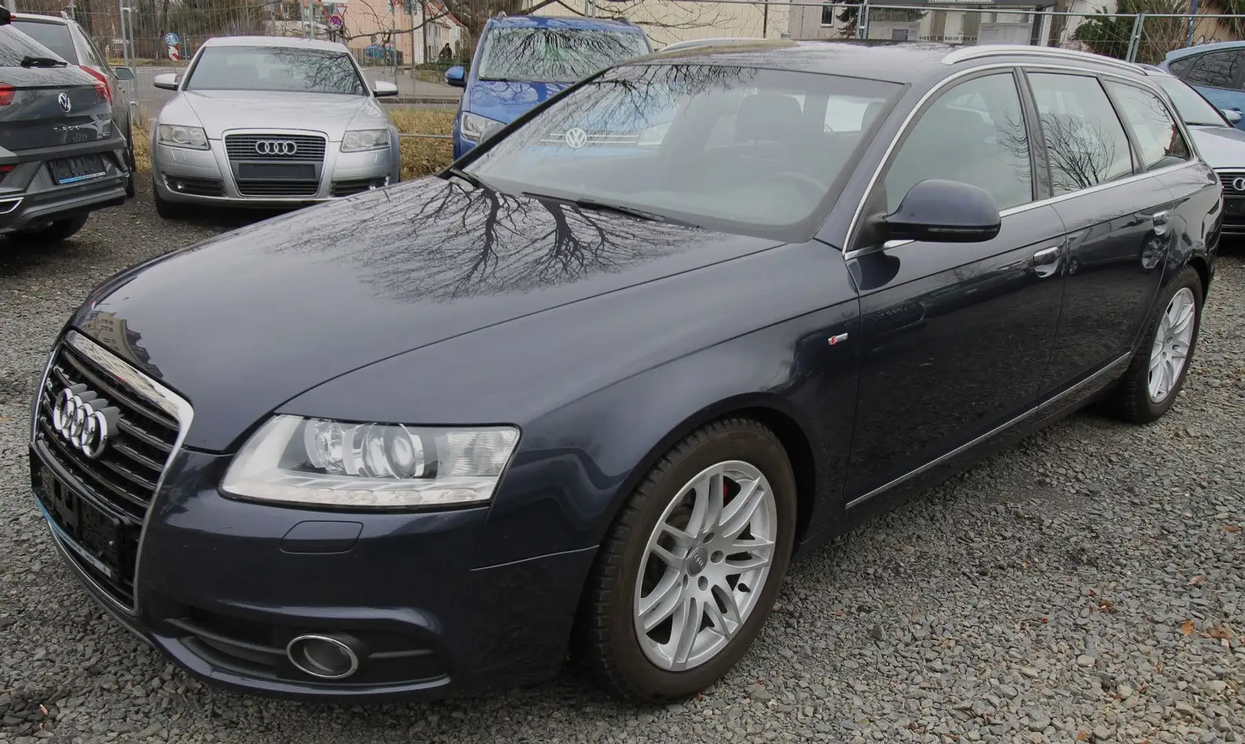 Audi A6 Avant 3.0TFSI q S-Line LED Leder AHK Tel Face Blau - 1