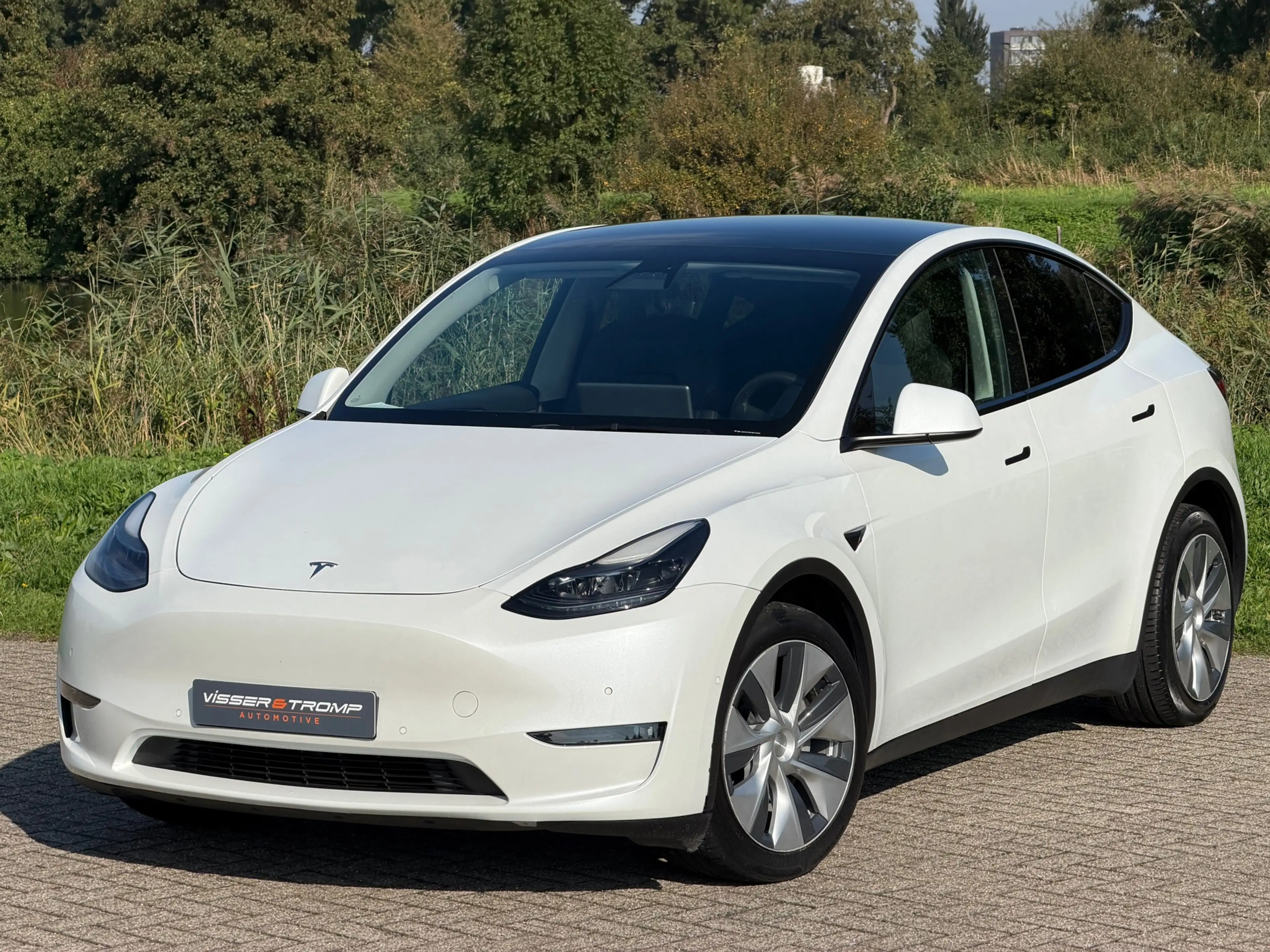 Tesla Model Y Long Range AWD 75 kWh - Pearl White - Panorama/Led — photo 17