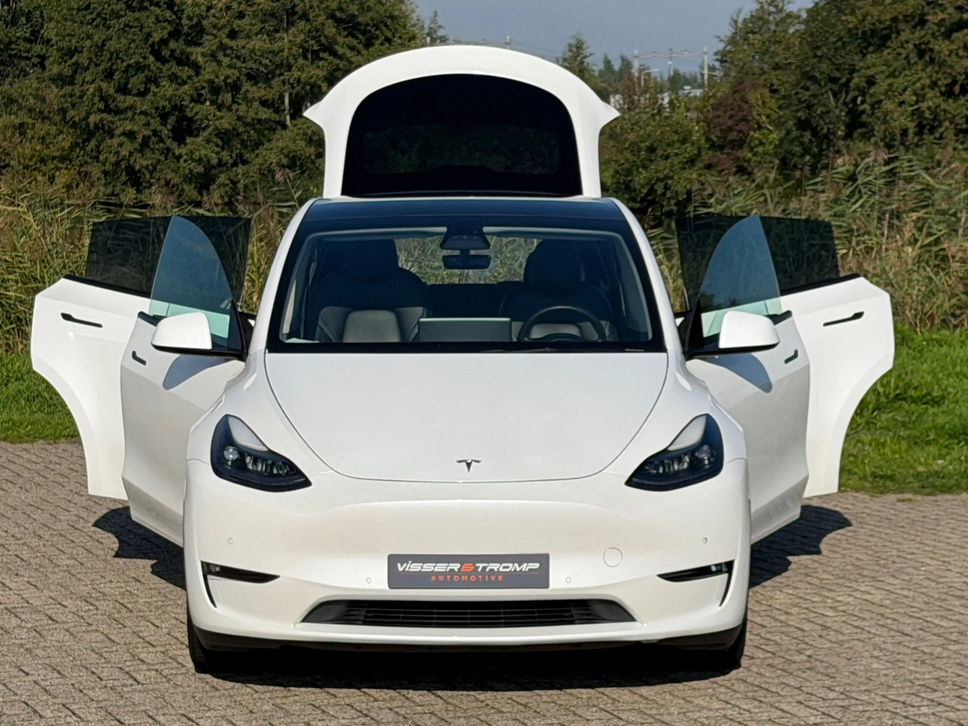 Tesla Model Y Long Range AWD 75 kWh - Pearl White - Panorama/Led — photo 19