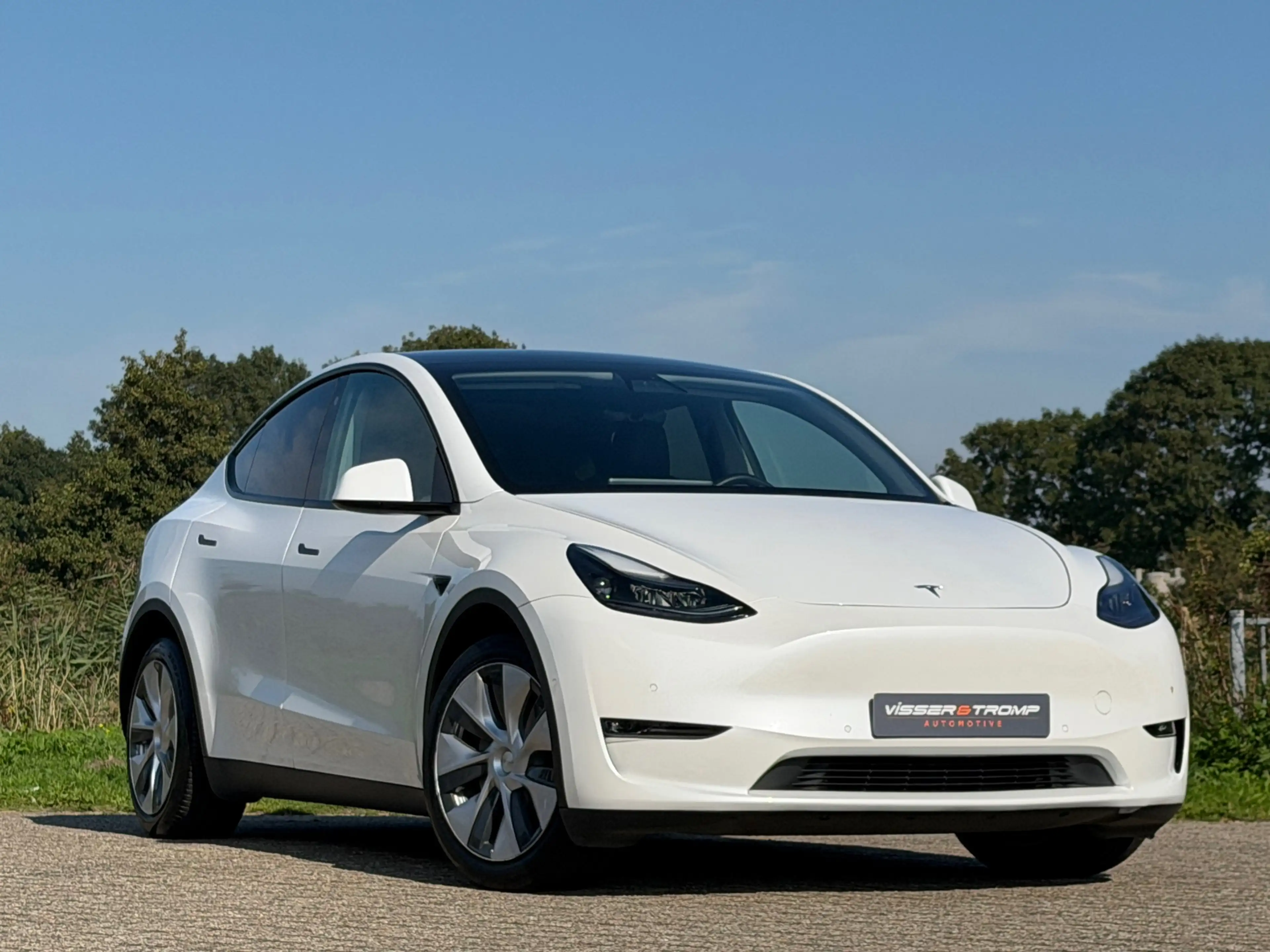 Tesla Model Y Long Range AWD 75 kWh - Pearl White - Panorama/Led — photo 4