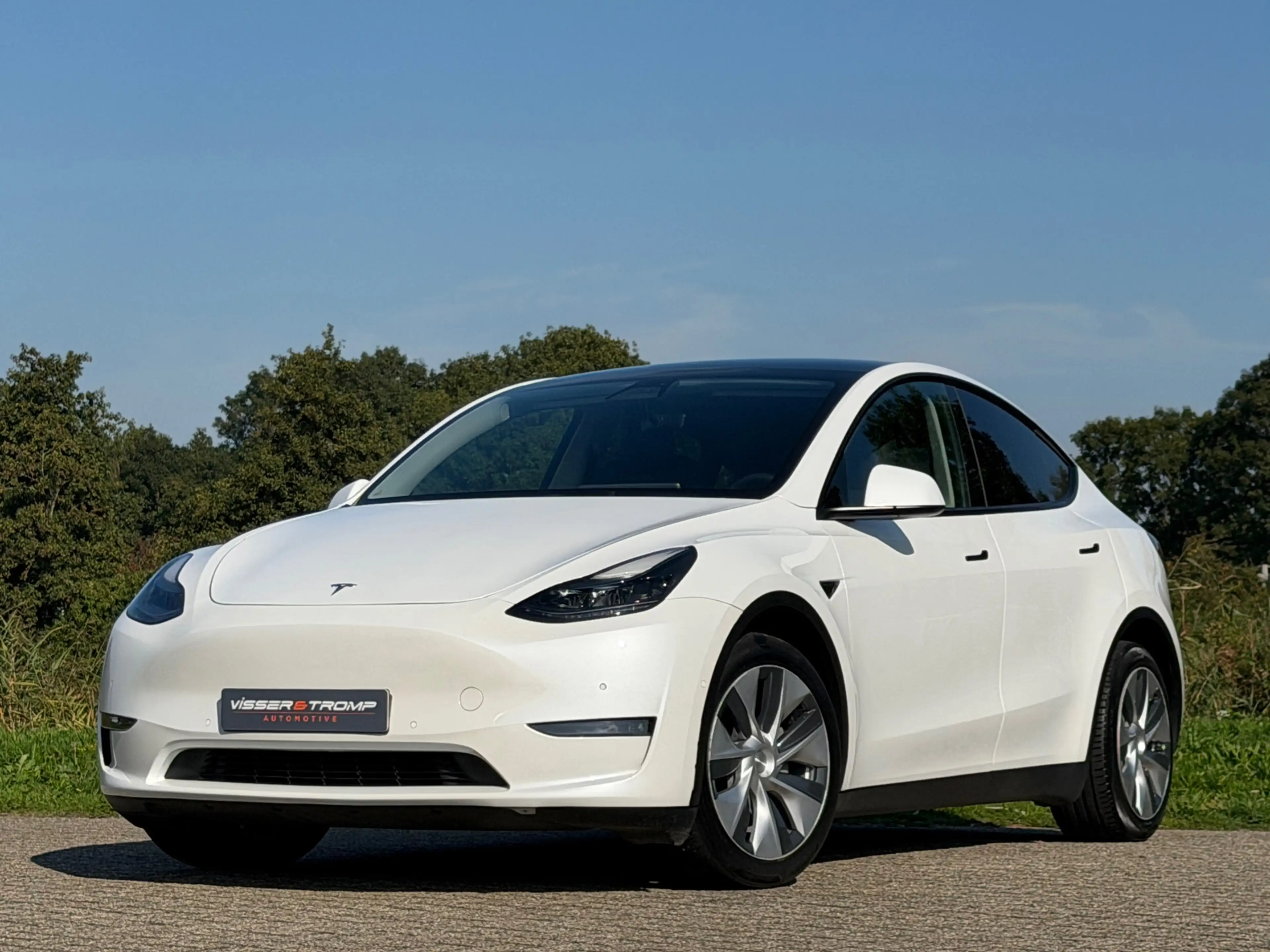 Tesla Model Y Long Range AWD 75 kWh - Pearl White - Panorama/Led — photo 2