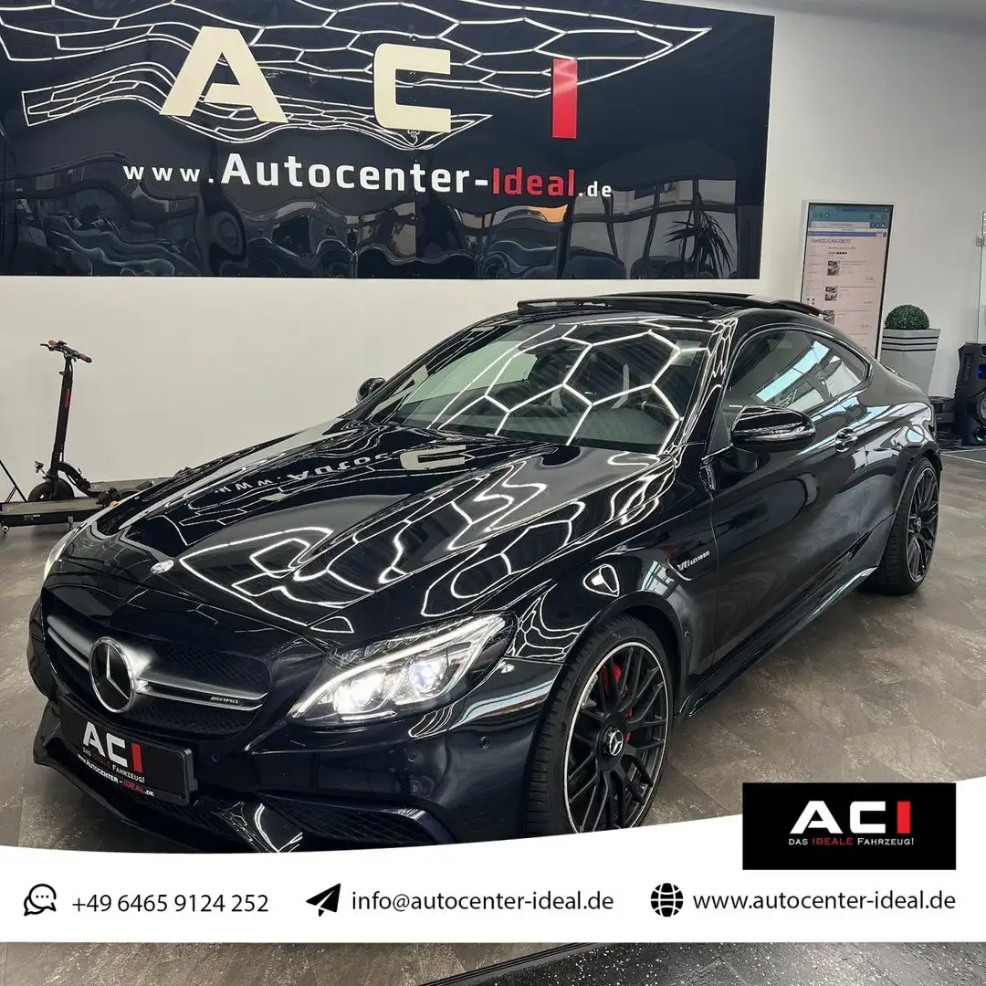 Mercedes-Benz C 63 AMG C 63 S AMG Coupe, NightP., Pano., Perf.P., LED Noir - 1