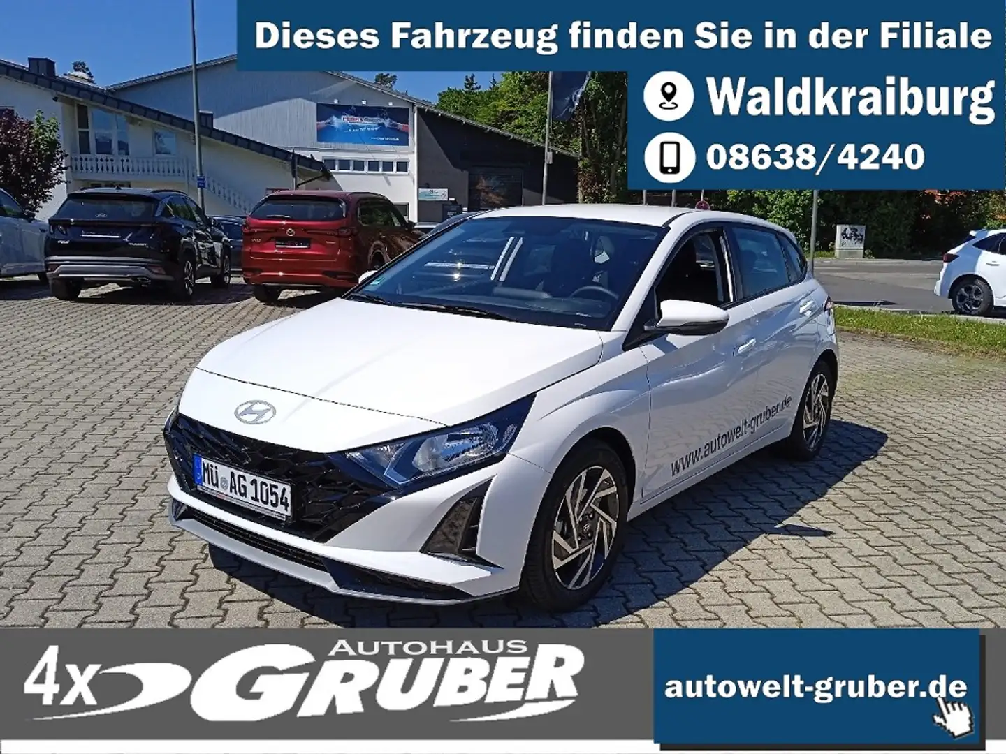 Hyundai i20 100PS Trend + Navigation+ALU+Kamera
Blanc - 1