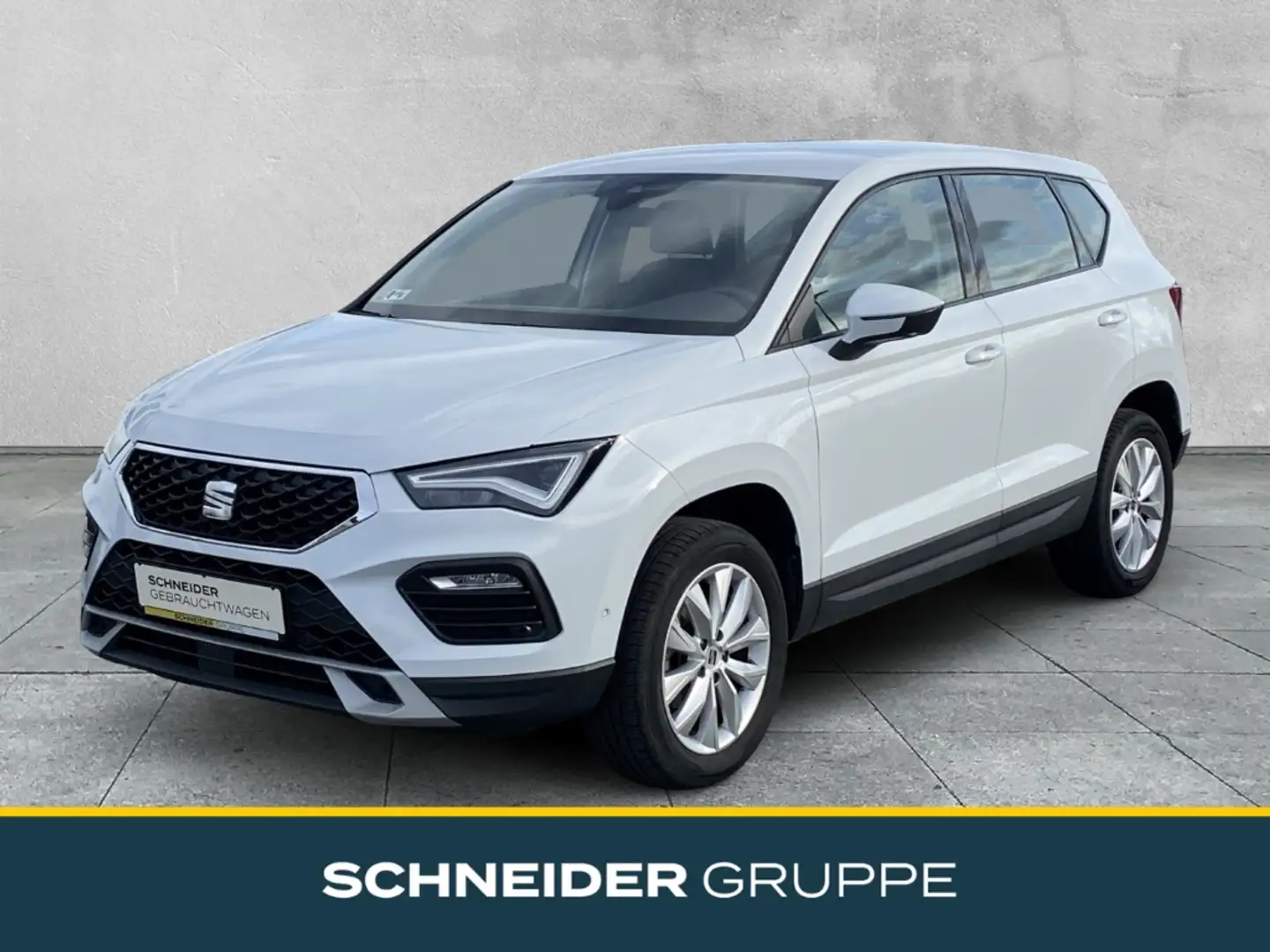 SEAT Ateca STYLE 1.5 TSI DSG Style AHK+KLIMA+KAMERA+LED+ACC Weiß - 1