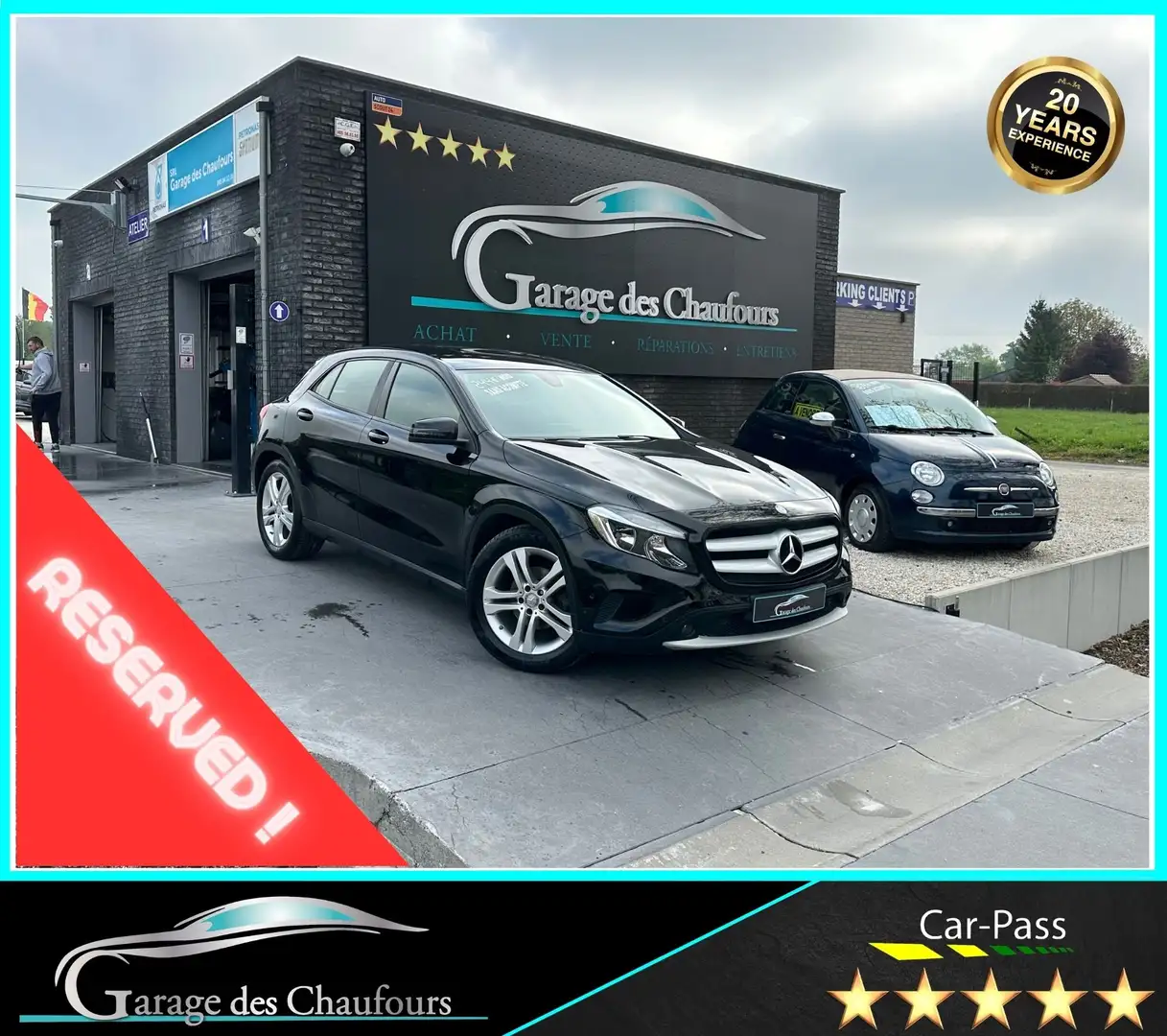 Mercedes-Benz GLA 200 d - ! Prête à immatriculer ! - 2143 cc - E6b Schwarz - 1