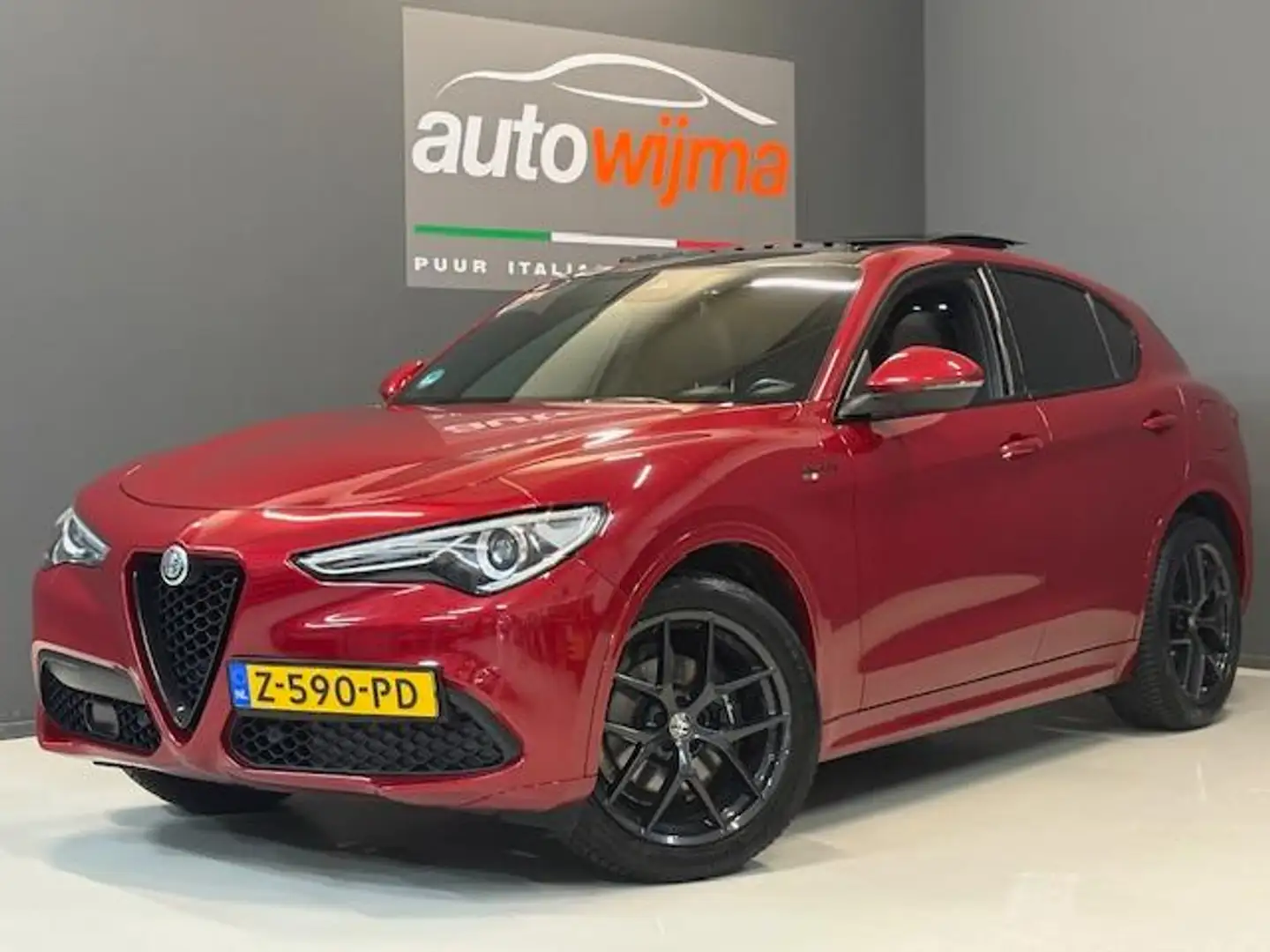 Alfa Romeo Stelvio 2.2 JTD 230pk AWD Veloce Vol opties! Panoramadak, Rood - 1