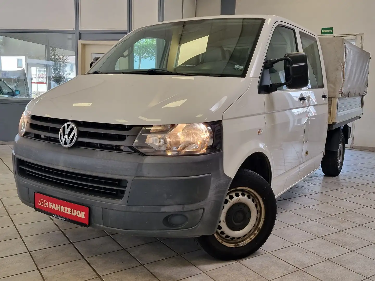 Volkswagen T5 Transporter T5 Pritsche Doppelkabine Weiß - 1