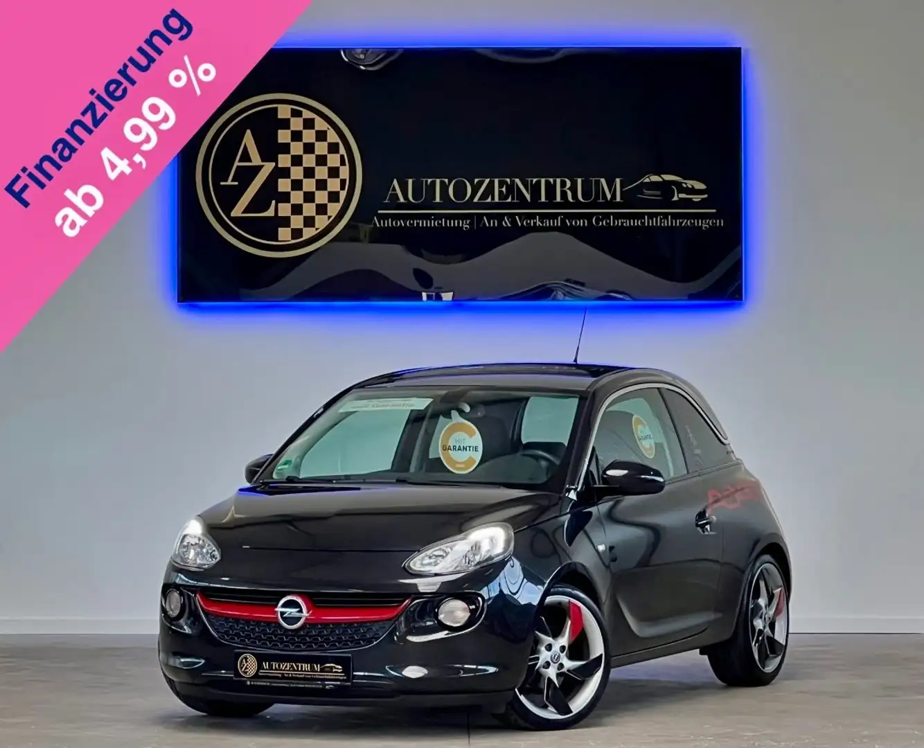 Opel Adam Slam Edition 1.4i *GARANTIE*TEILLEDER*18ZOL Zwart - 1