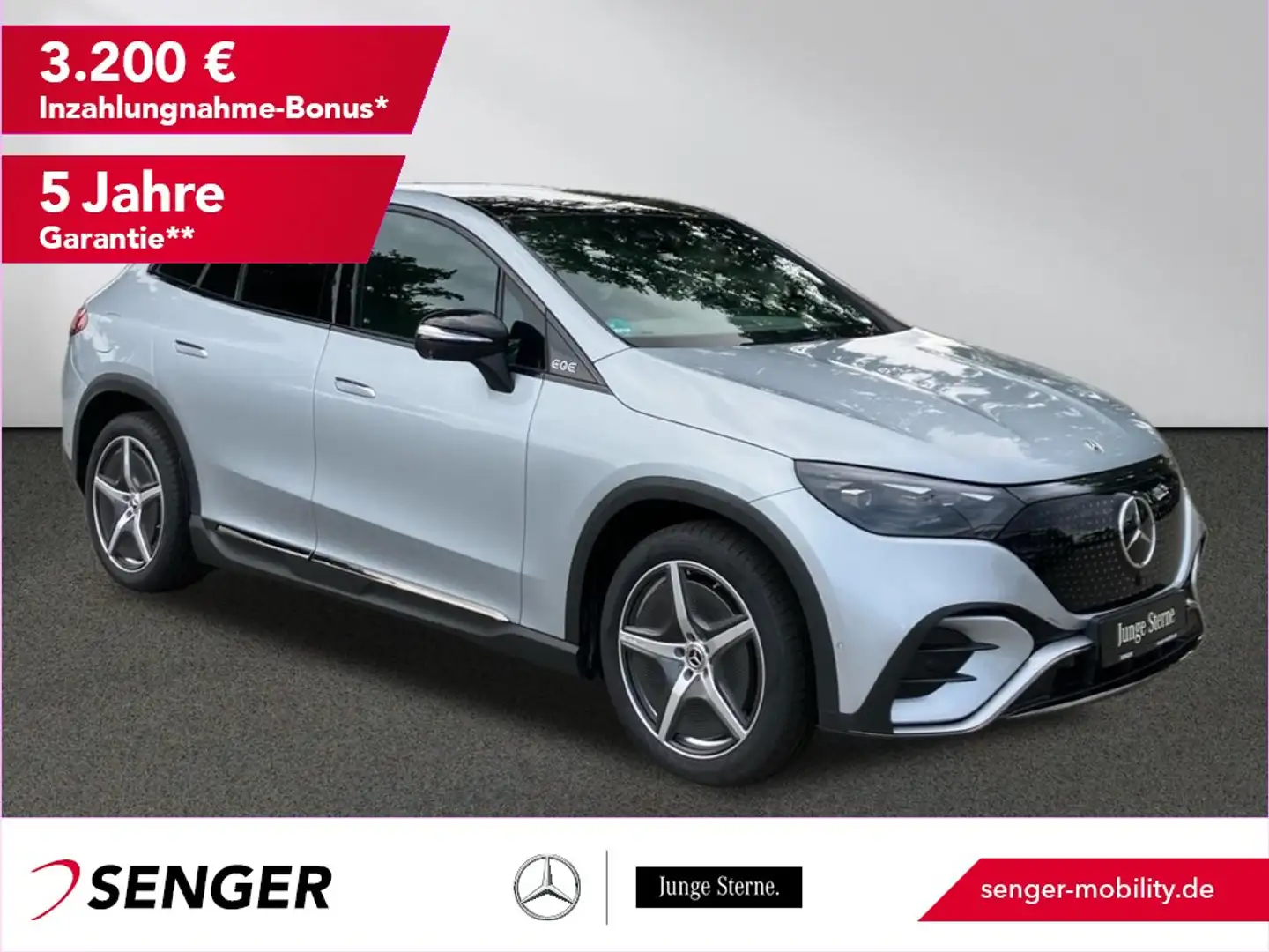 Mercedes-Benz EQE SUV EQE 350 4M SUV AMG Airmatic Distronic AHK OLED Argent - 1
