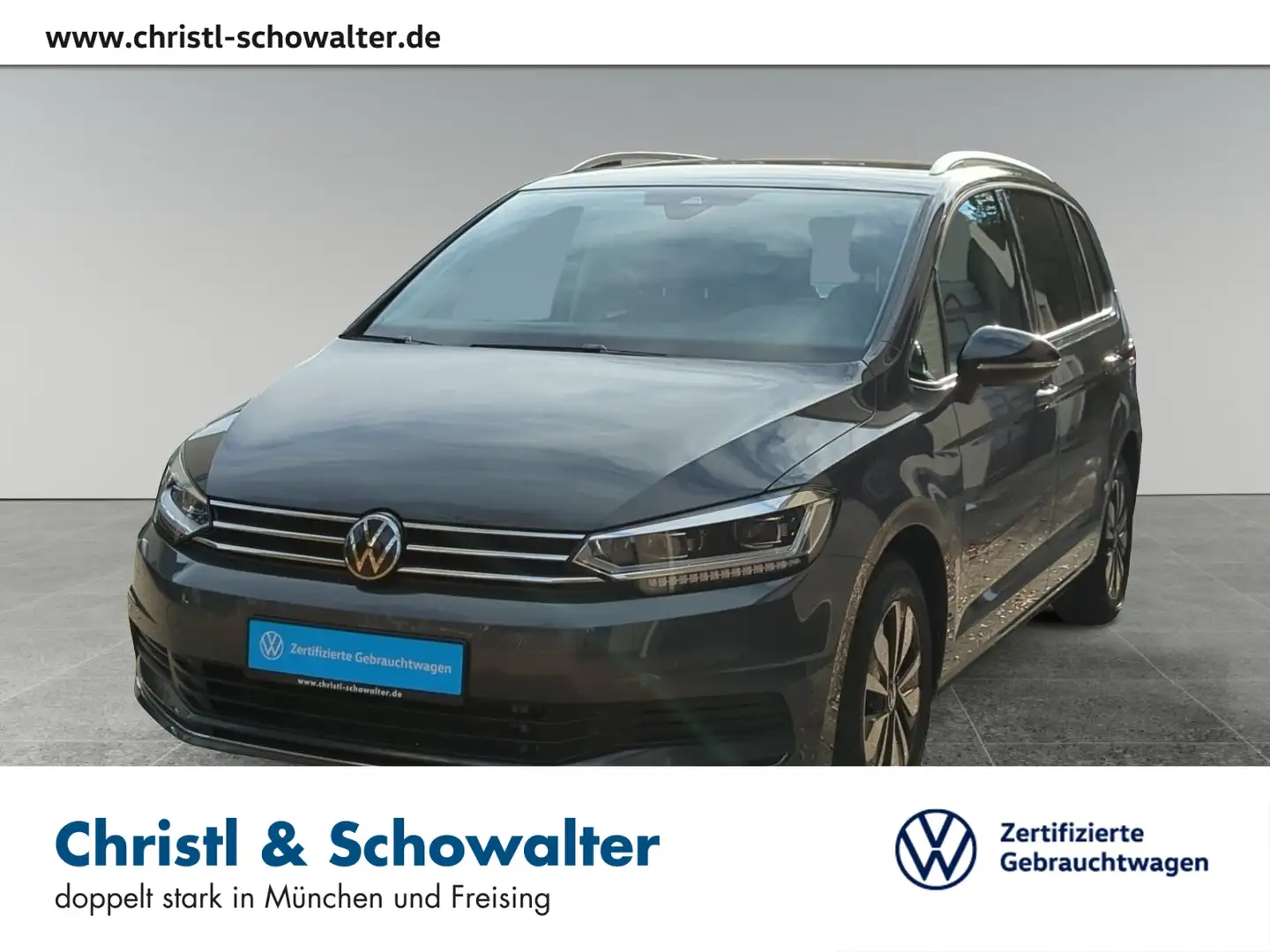 Volkswagen Touran 1.5 TSI DSG GOAL AHK LED KLIMA NAVI ACC Grau - 1