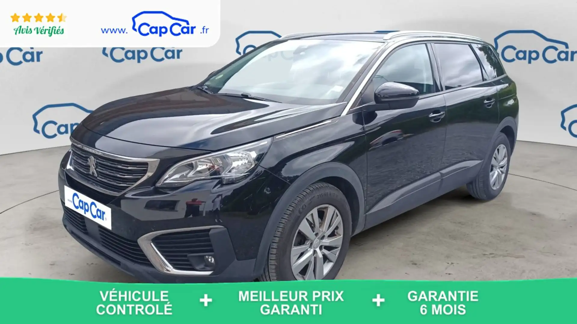 Peugeot 5008 II 1.6 BlueHDi 120 EAT6 Active Business - 7 places Noir - 1