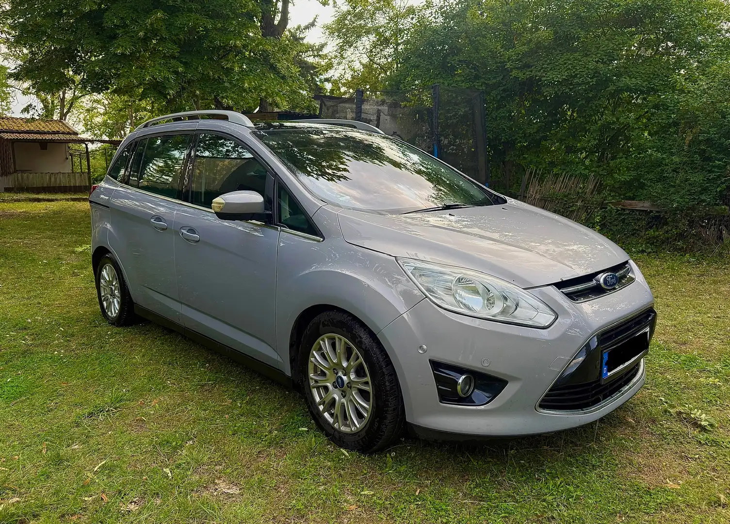 Ford Grand C-Max 2.0 TDCi Aut. TÜV Vollausstattung Grau - 1