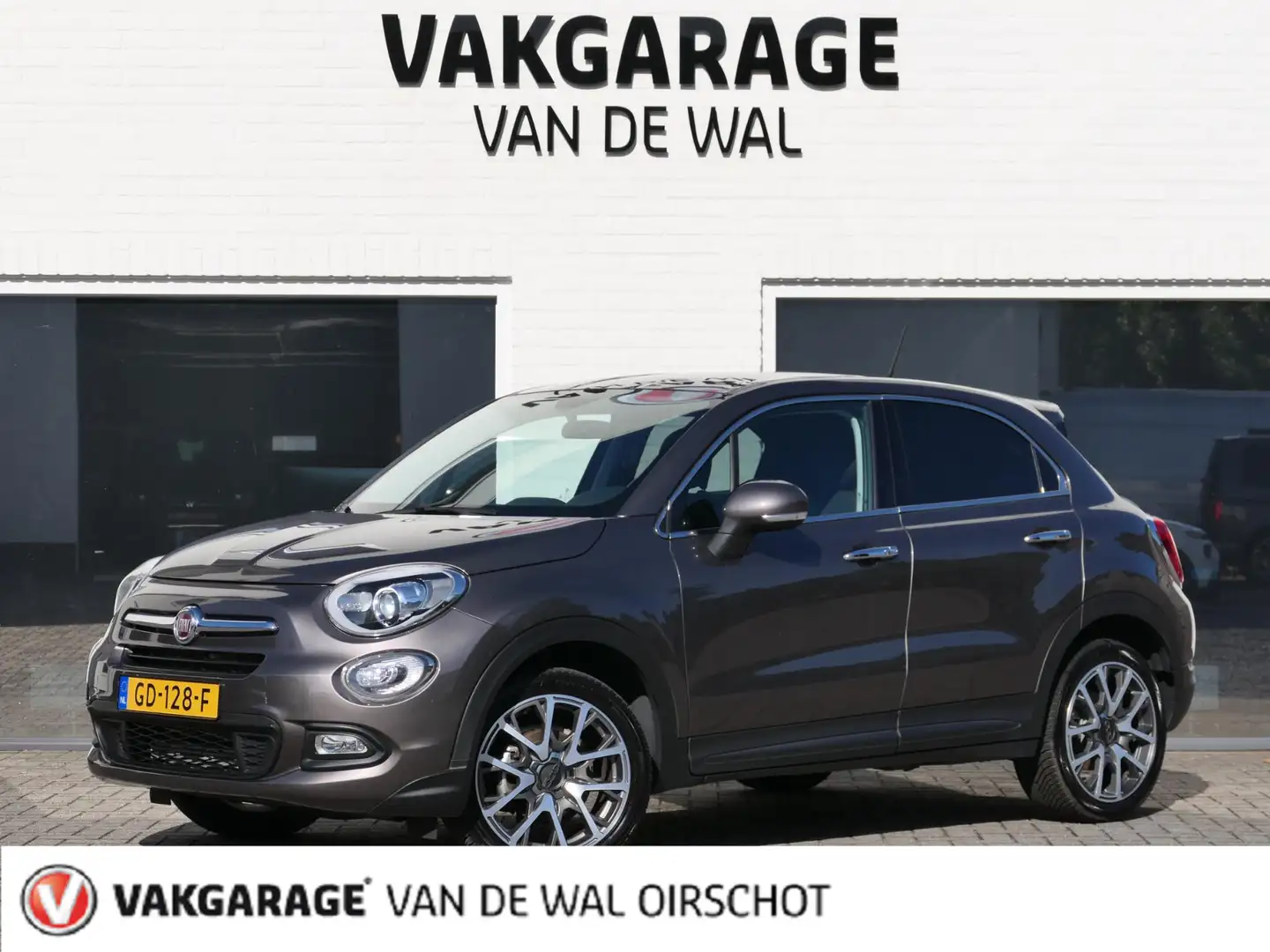 Fiat 500X 1.4 Turbo MultiAir Lounge | Navigatie | Trekhaak | Brun - 1