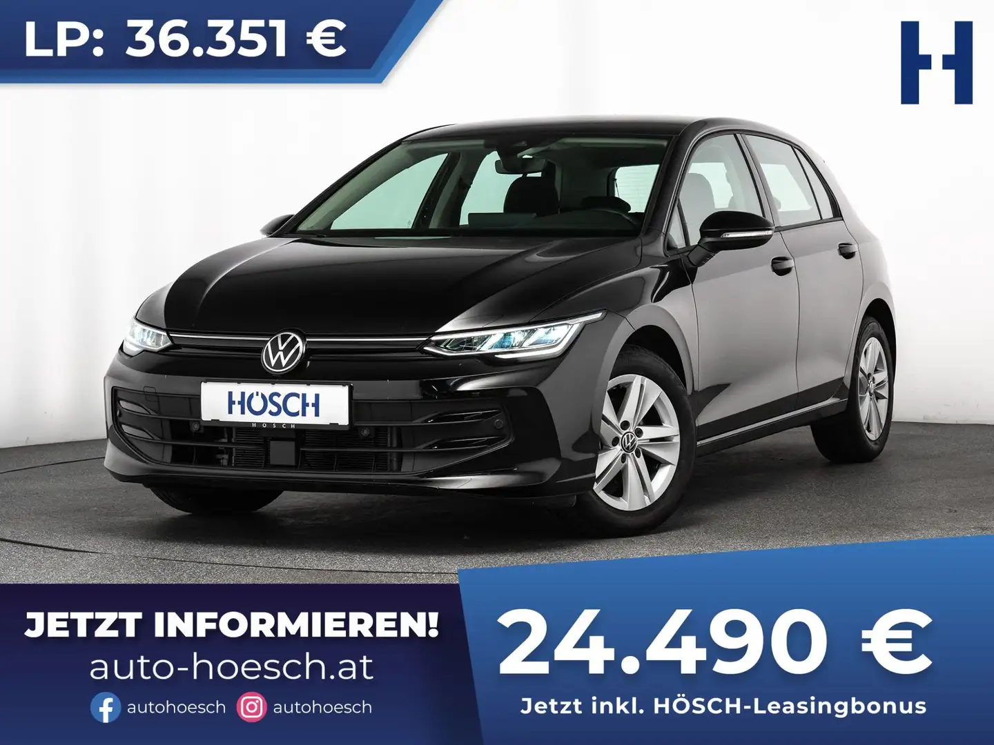 Volkswagen Golf 2.0 TDI Life ACC KAMERA LED TOP DEAL ++ Schwarz - 1