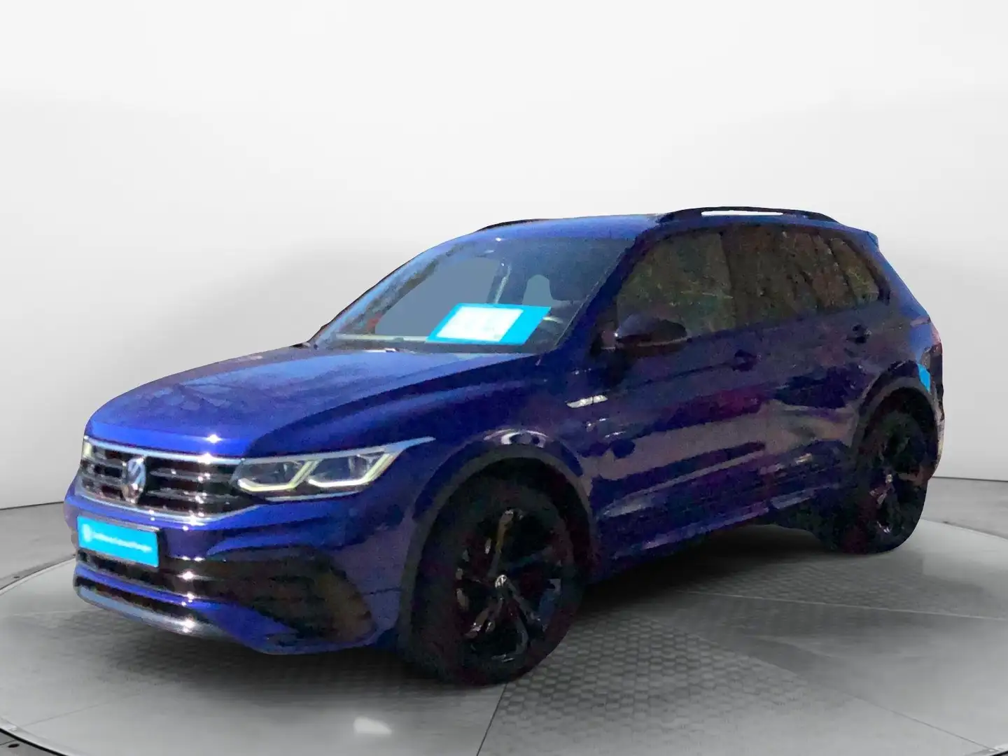 Volkswagen Tiguan 2.0TDI R-Line 4M DSG Leder Navi LED AHK S Blau - 2