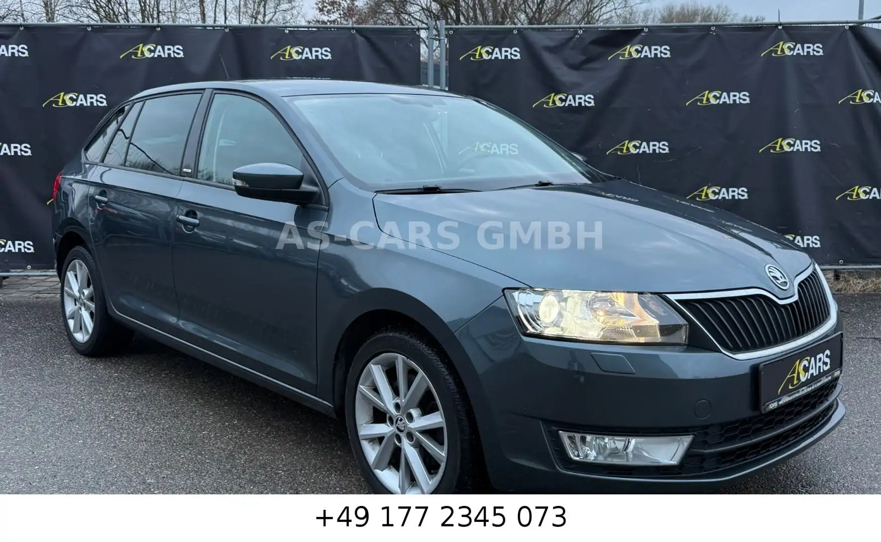 Skoda Rapid/Spaceback Spaceback 1.6 TDI *TÜV/HU & SERVICE NEU* Grau - 1