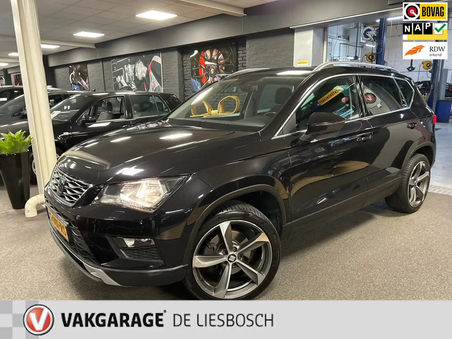 SEAT Ateca 1.0 EcoTSI Style,media,cruisecontrol,stoelverw,ble Negro - 1