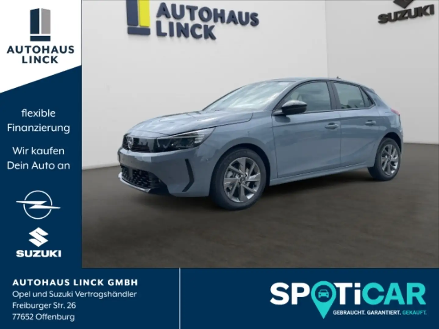 Opel Corsa F Edition 1.2 Turbo Sitzheizung+LED Licht Gris - 1