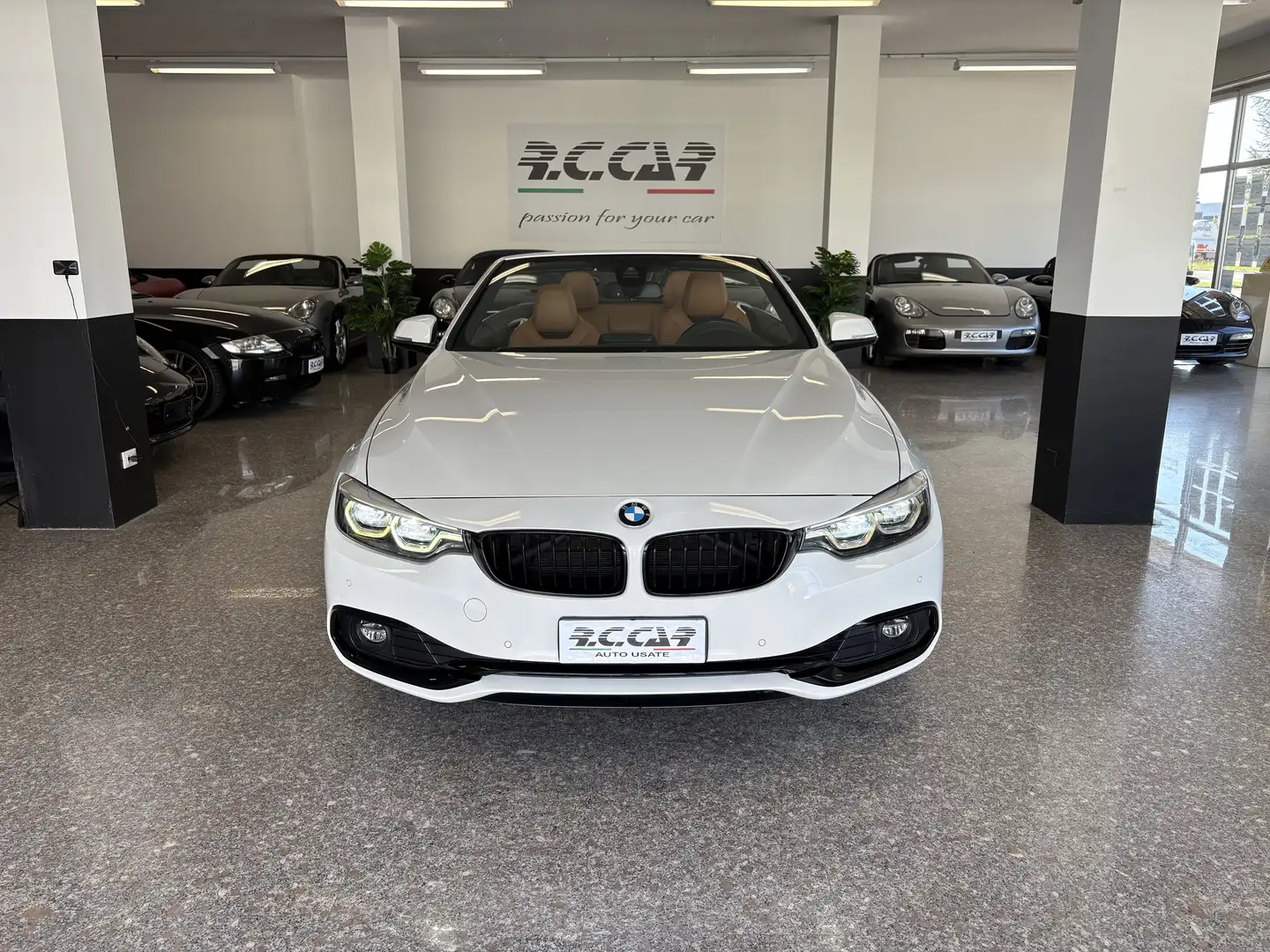 BMW 420 420i Cabrio Sport auto FULL SERVICE BMW Blanc - 1