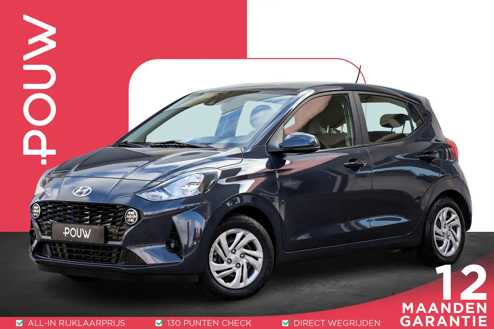Hyundai i10 1.0 67pk Comfort | Apple Carplay & Android Auto | Gris - 1