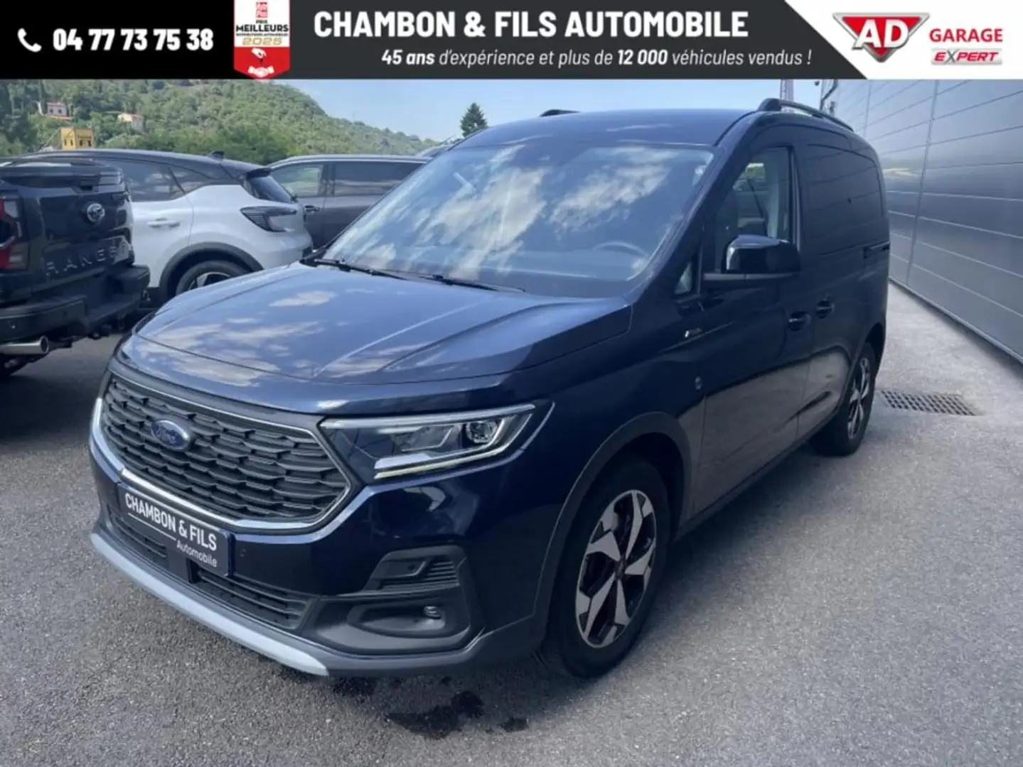 Ford Tourneo Connect 2.0 EcoBlue 122 BVM6 Active Bleu - 2