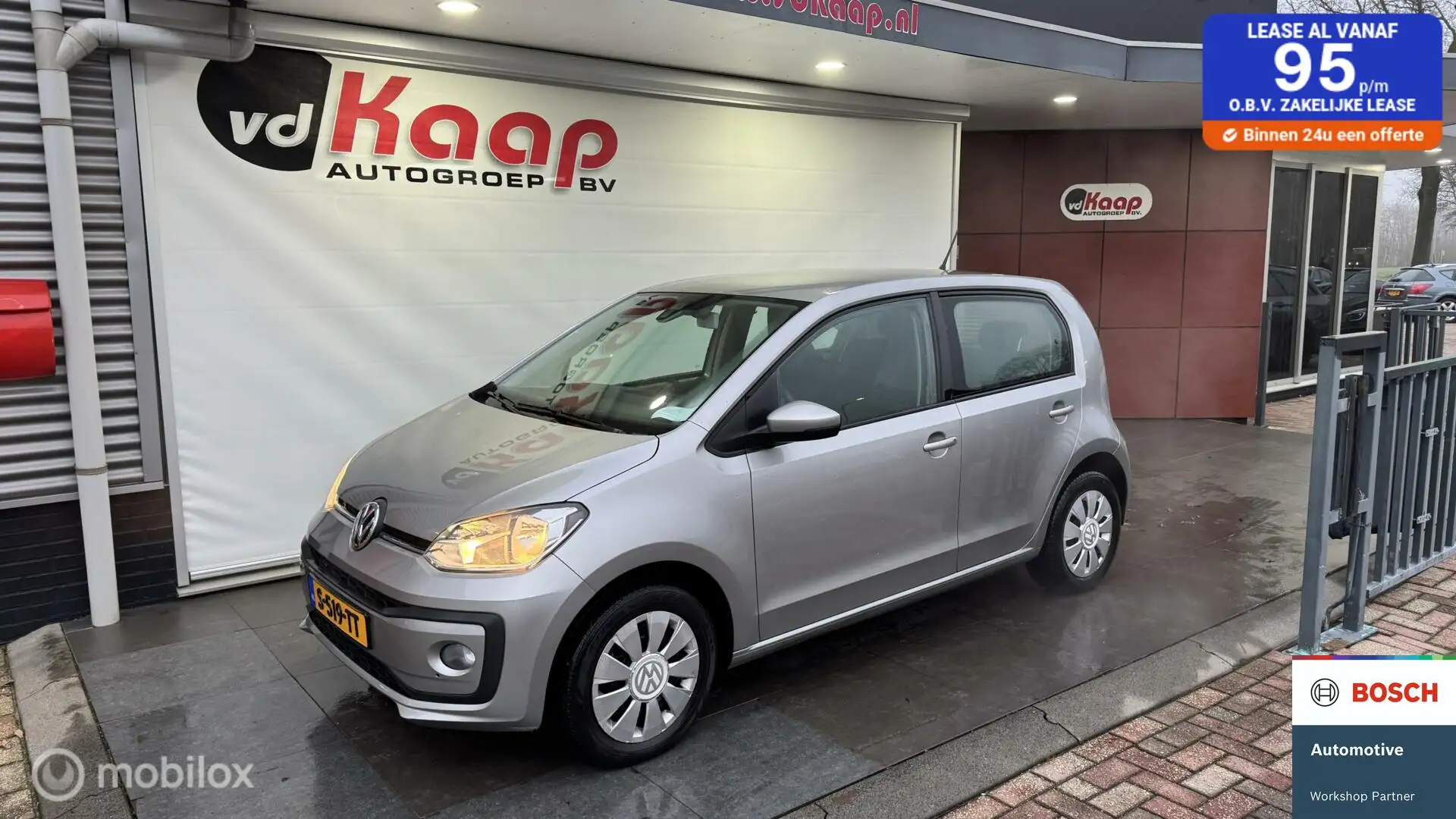 Volkswagen up! 1.0 EcoFuel high up! Grijs - 1
