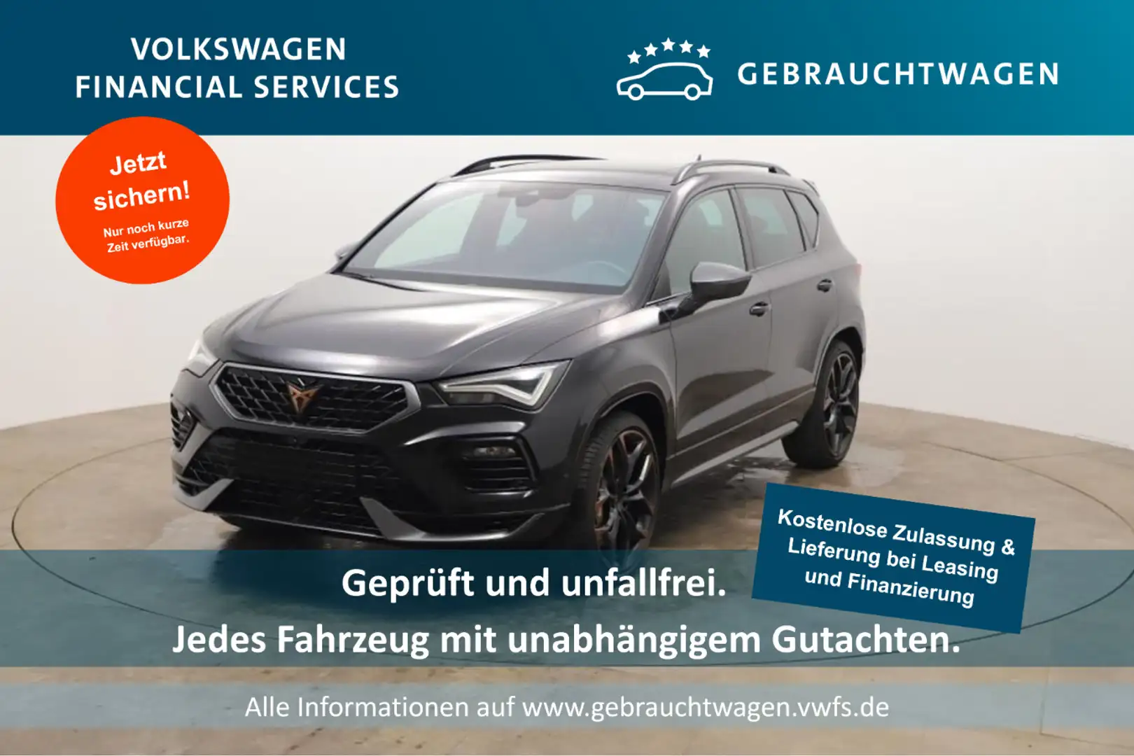 CUPRA Ateca "Limited Edition" 4Drive 2.0 TSI Pano*Temp Schwarz - 1