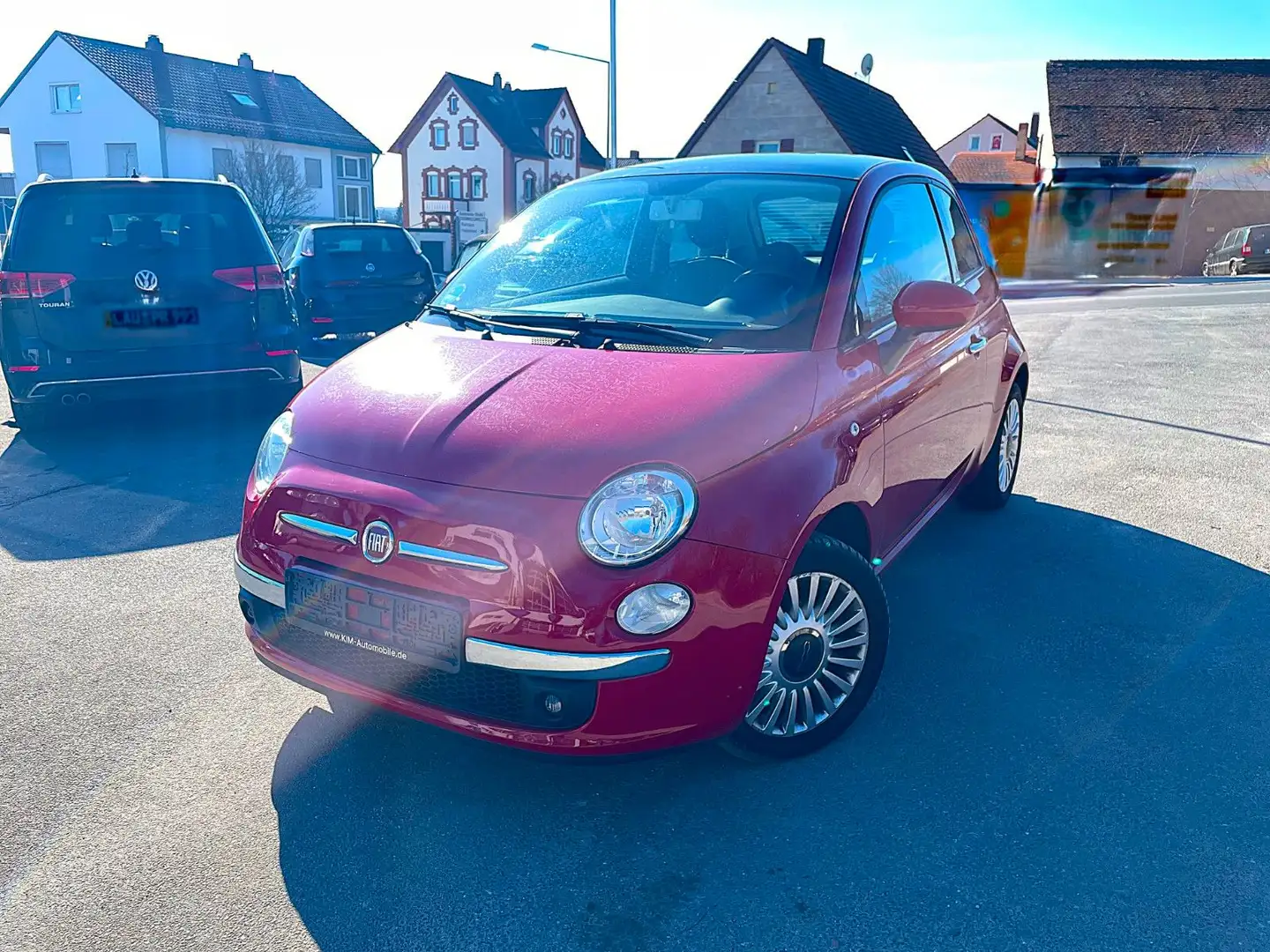 Fiat 500 "TOP"KLIMANLAGE/PANORAMA/CITY/BLUE ME Rouge - 1