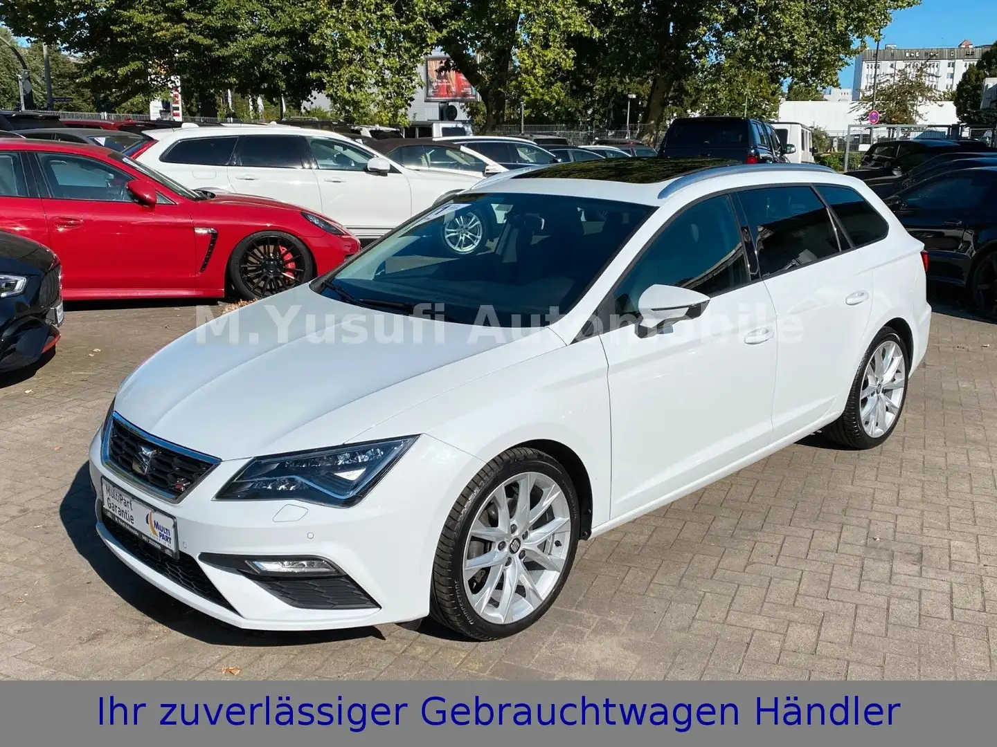 SEAT Leon LEON 2.0 TDI ST FR DSG PANORAMA|LED|R-CAM Weiß - 1