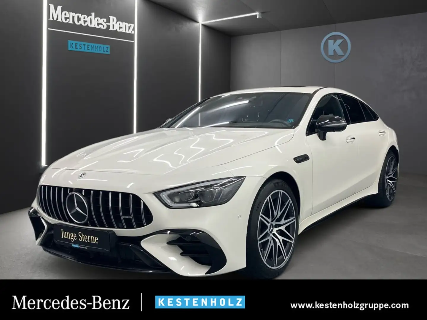 Mercedes-Benz AMG GT 43 Cp. 4M Perf-Abgas Fahrass WideScreen Weiß - 1