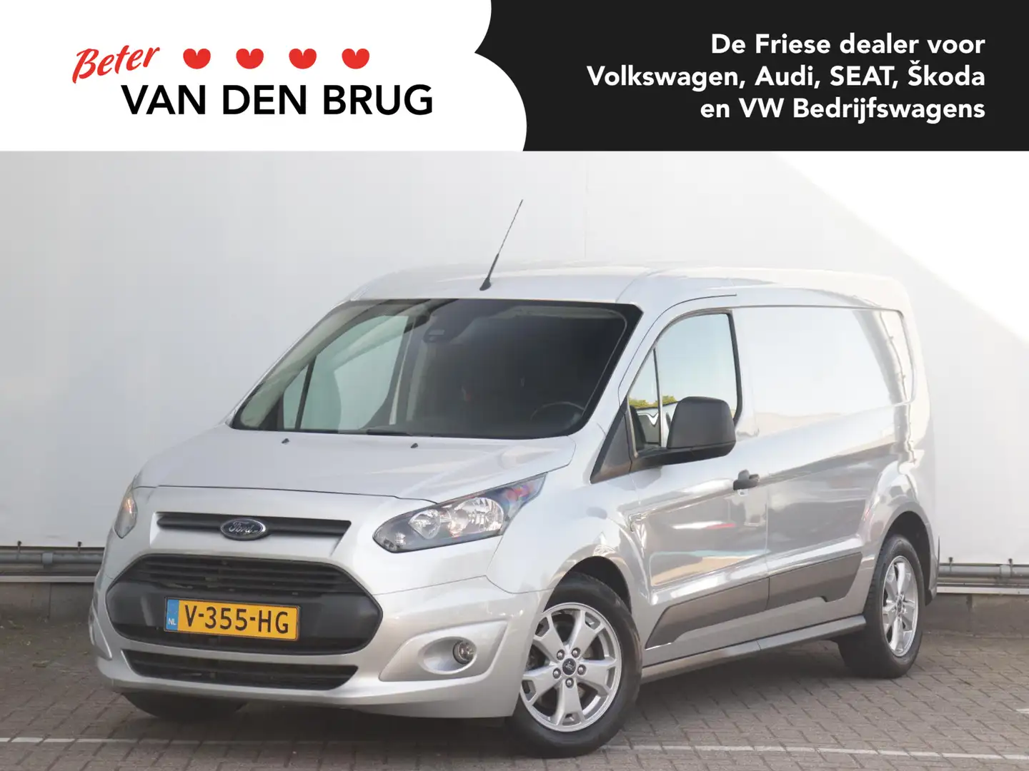 Ford Transit Connect 1.5 TDCI L2 120pk Trend Automaat | Navigatie | Cam Argent - 1