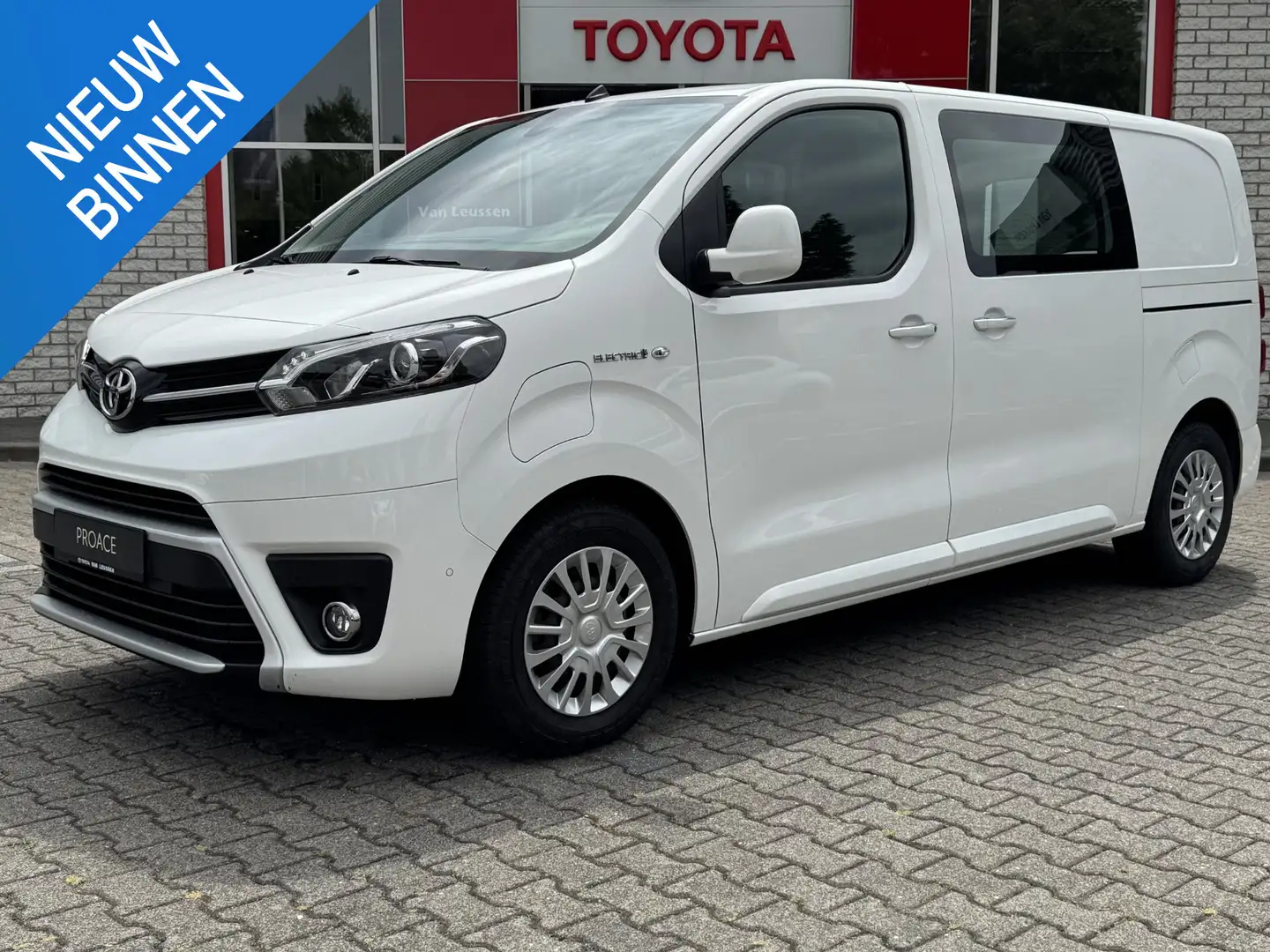 Toyota Proace Electric WORKER STANDARD RANGE PROF PARK-SENSOREN Wit - 1