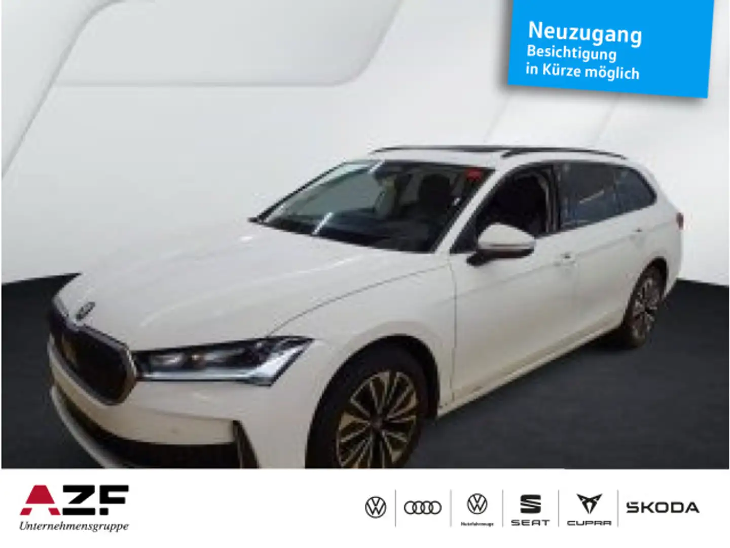 Skoda Superb Combi 2.0 TDI DSG AHK+ACC+MATRIX+KAMERA Weiß - 1