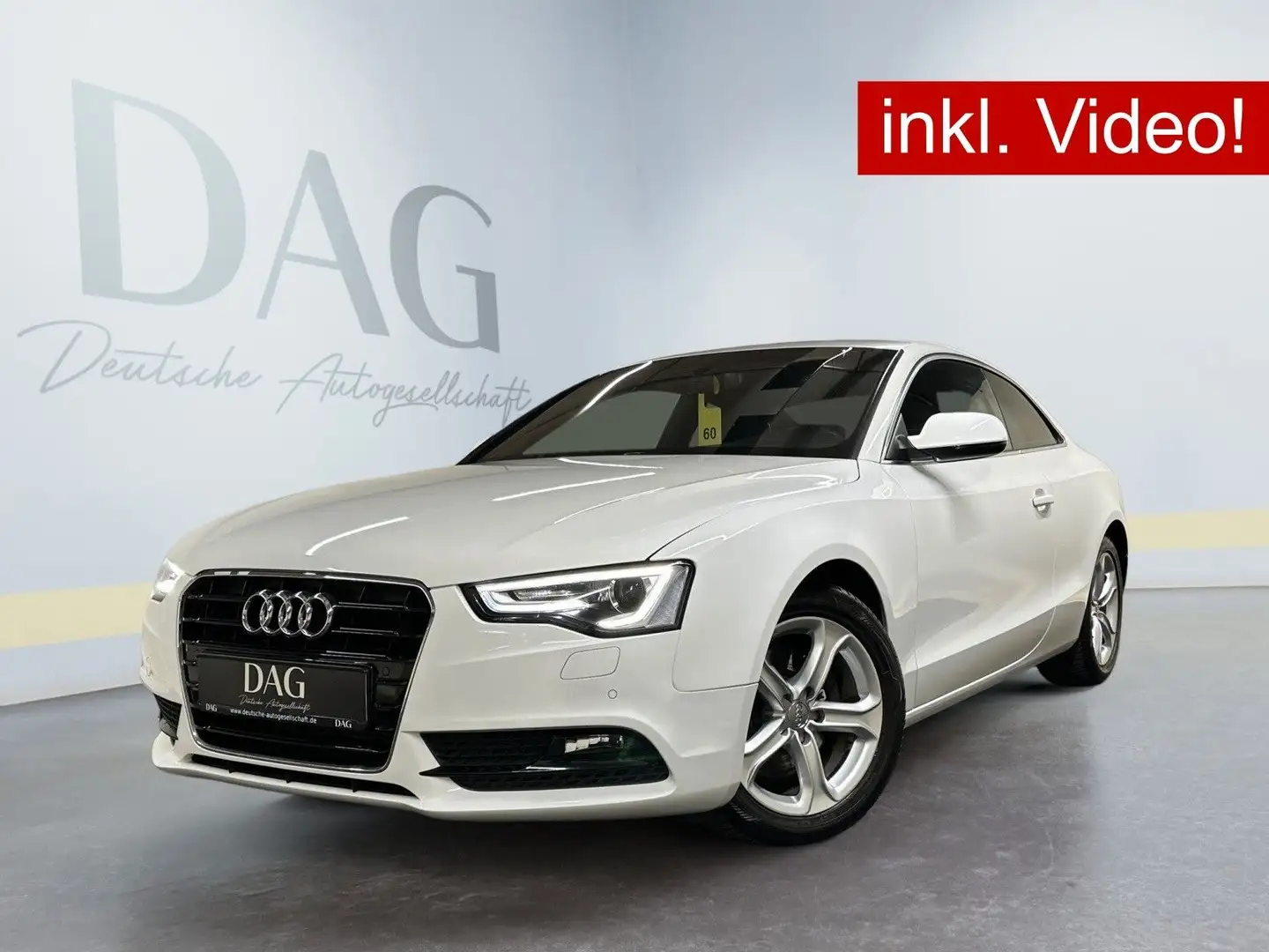 Audi A5 Coupé 2.0 TFSI +BI-XEN.+NAVI+LEDER+SITZHZ+B&O Weiß - 1