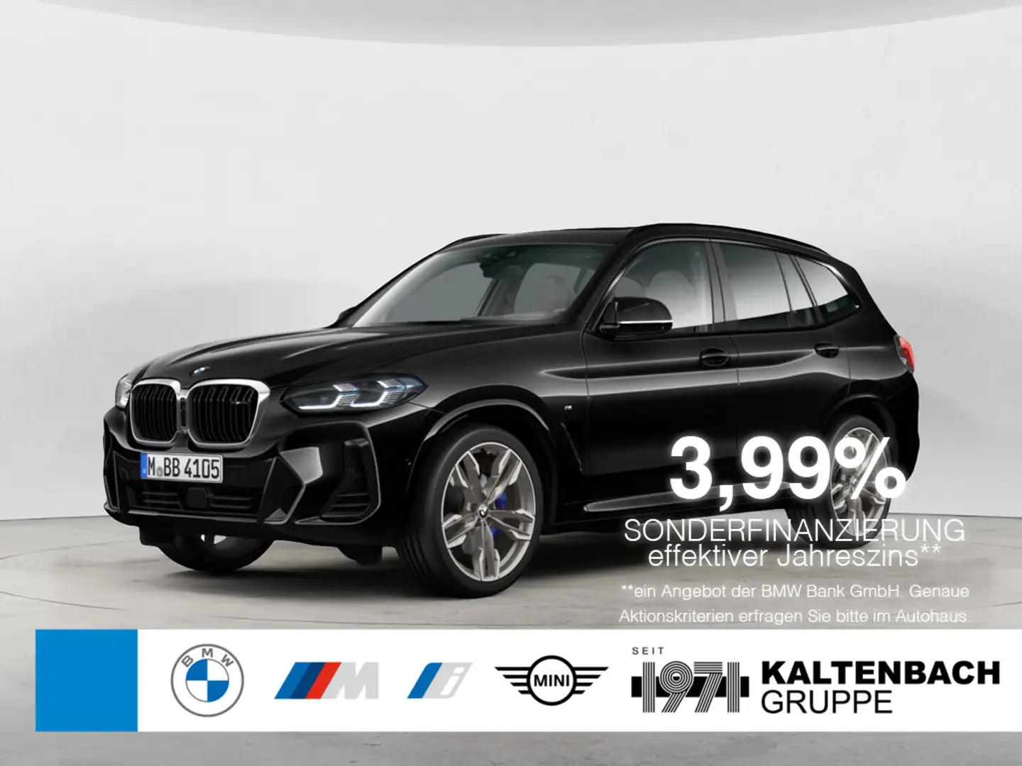 BMW X3 40i xDrive LASER PANO STANDHZ HUD AHK NAVI Schwarz - 1