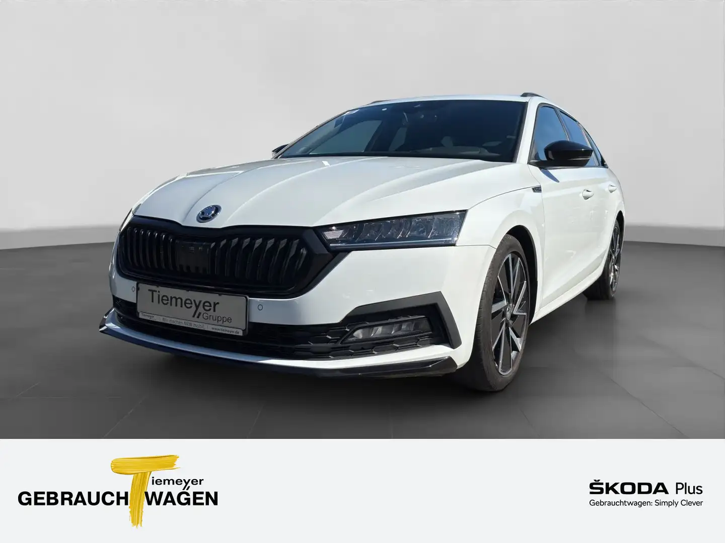 Skoda Octavia Combi 2.0 TDI SPORTLINE LM18 COLUMBUS Weiß - 1