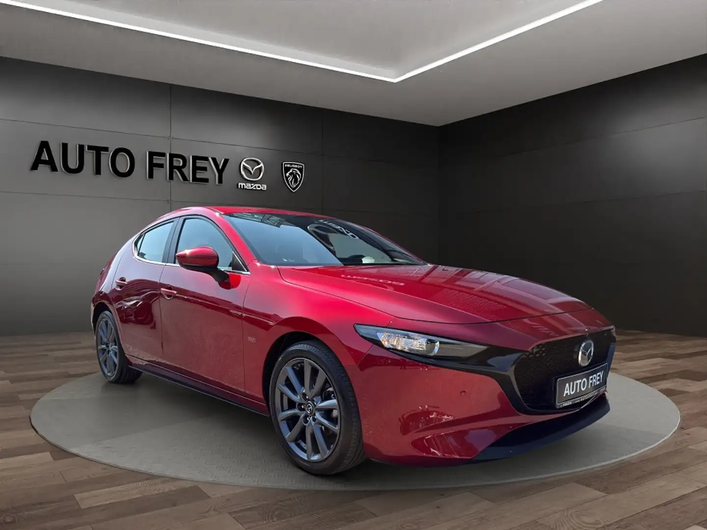 Mazda 3 X 186PS Selection AT+PRE-P+ 360°+AHK+ACAA+BOSE+KLI Rot - 1