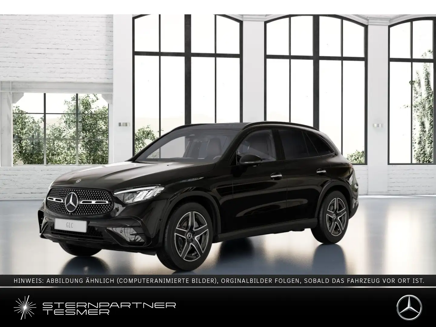 Mercedes-Benz GLC 220 d 4M AMG+NIGHT+PANO+AHK+STHZG+360°+KEYLS Noir - 1