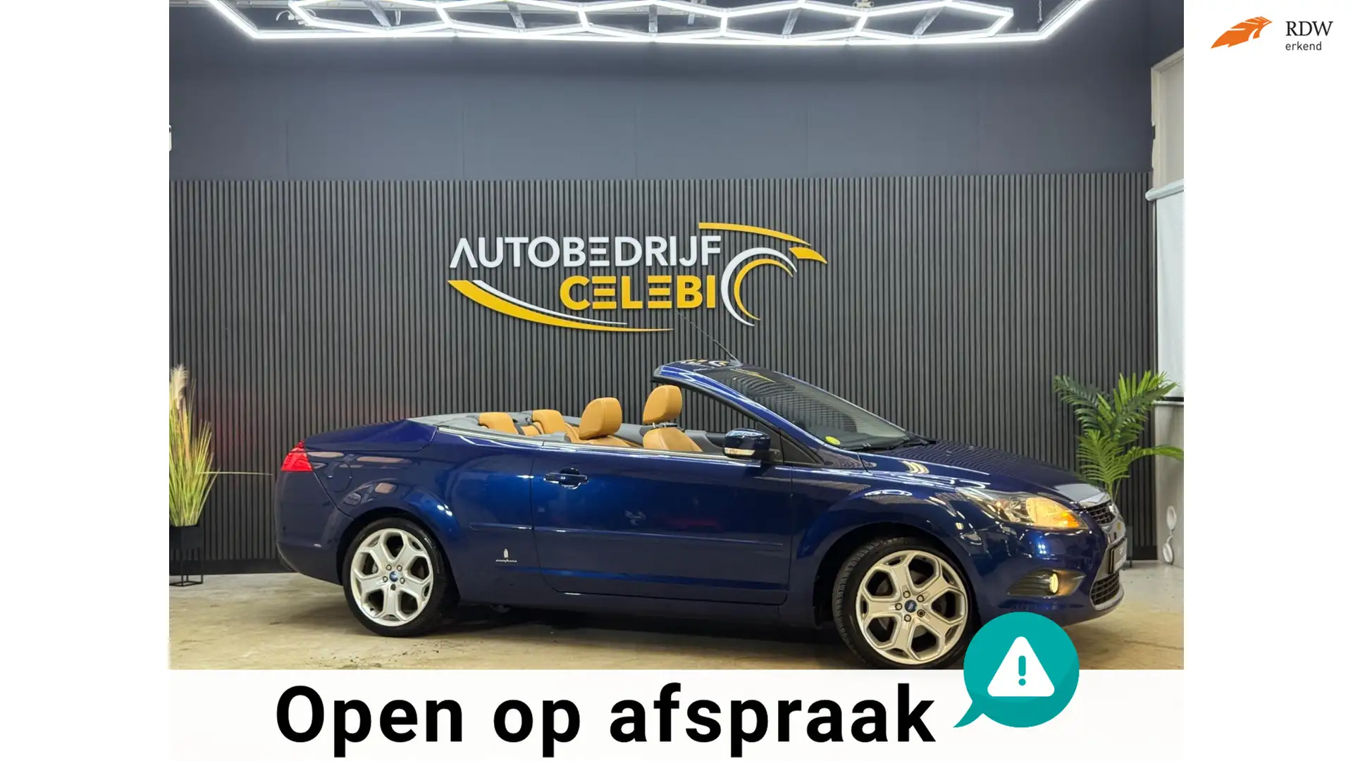Ford Focus CC Coupé-Cabriolet 2.0 Titanium 2010 BLAUW AUT|LEDER Blauw - 1
