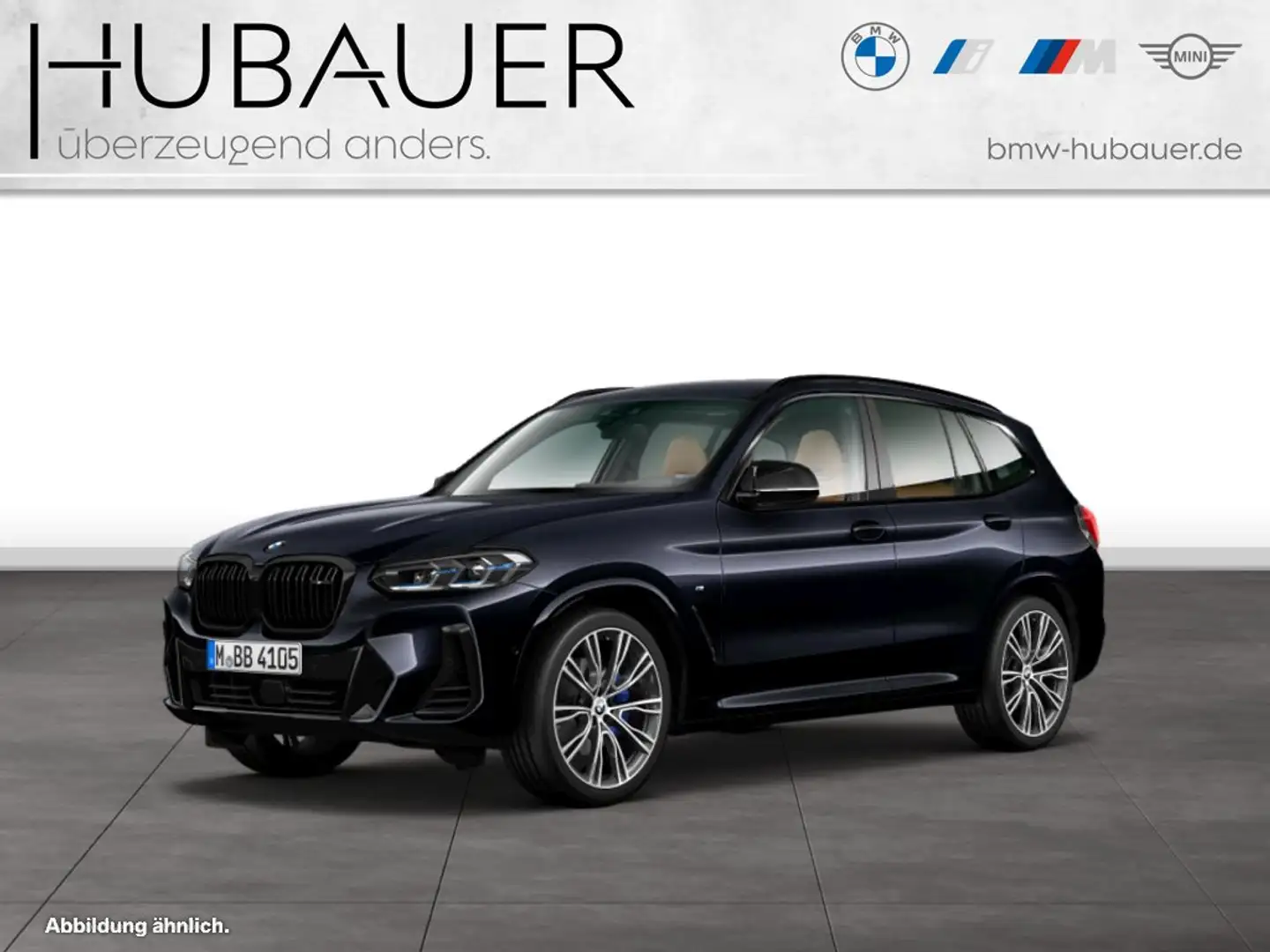 BMW X3 M 40d [DA Prof., Laser, HUD, Standheizung] Noir - 1