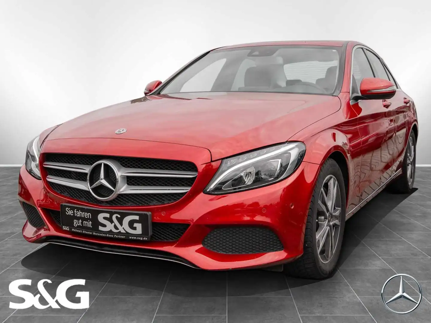 Mercedes-Benz C 250 Avantgarde ESHD+Comand+AHK+Totwink+Rükam Красный - 1
