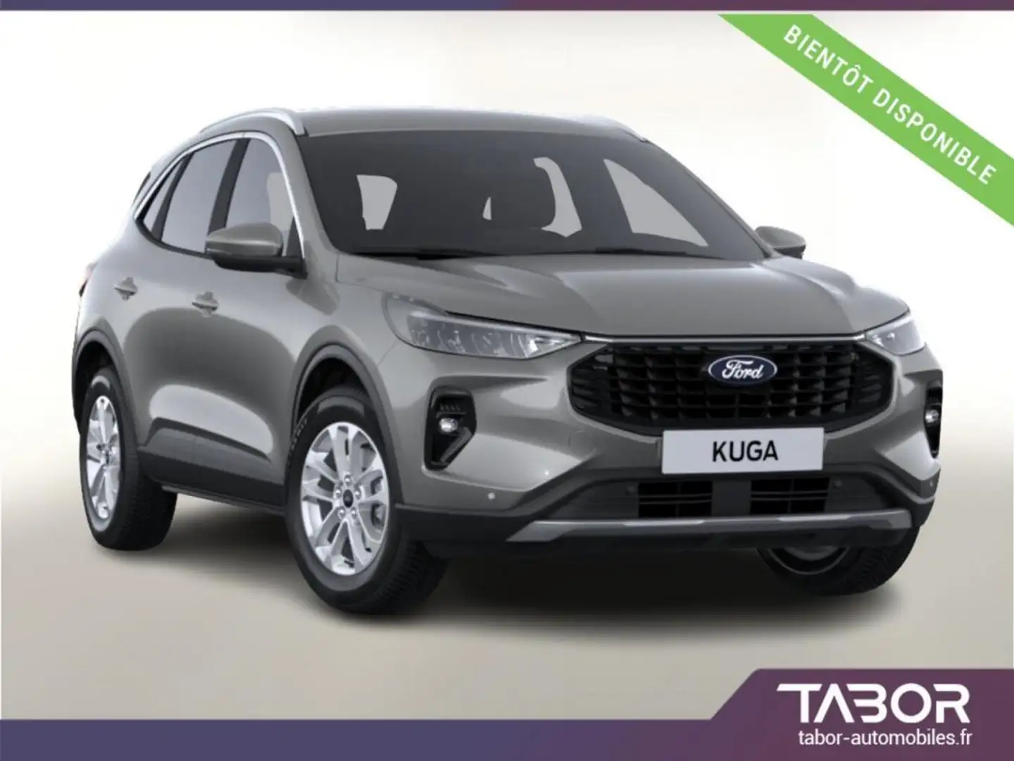 Ford Kuga 1.5 EB 150 Titanium Cam LED PrivG Argent - 1
