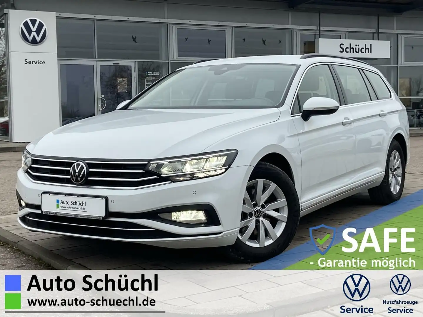 Volkswagen Passat Variant 2.0 TDI DSG Business AHK+NAVI+LED Weiß - 1