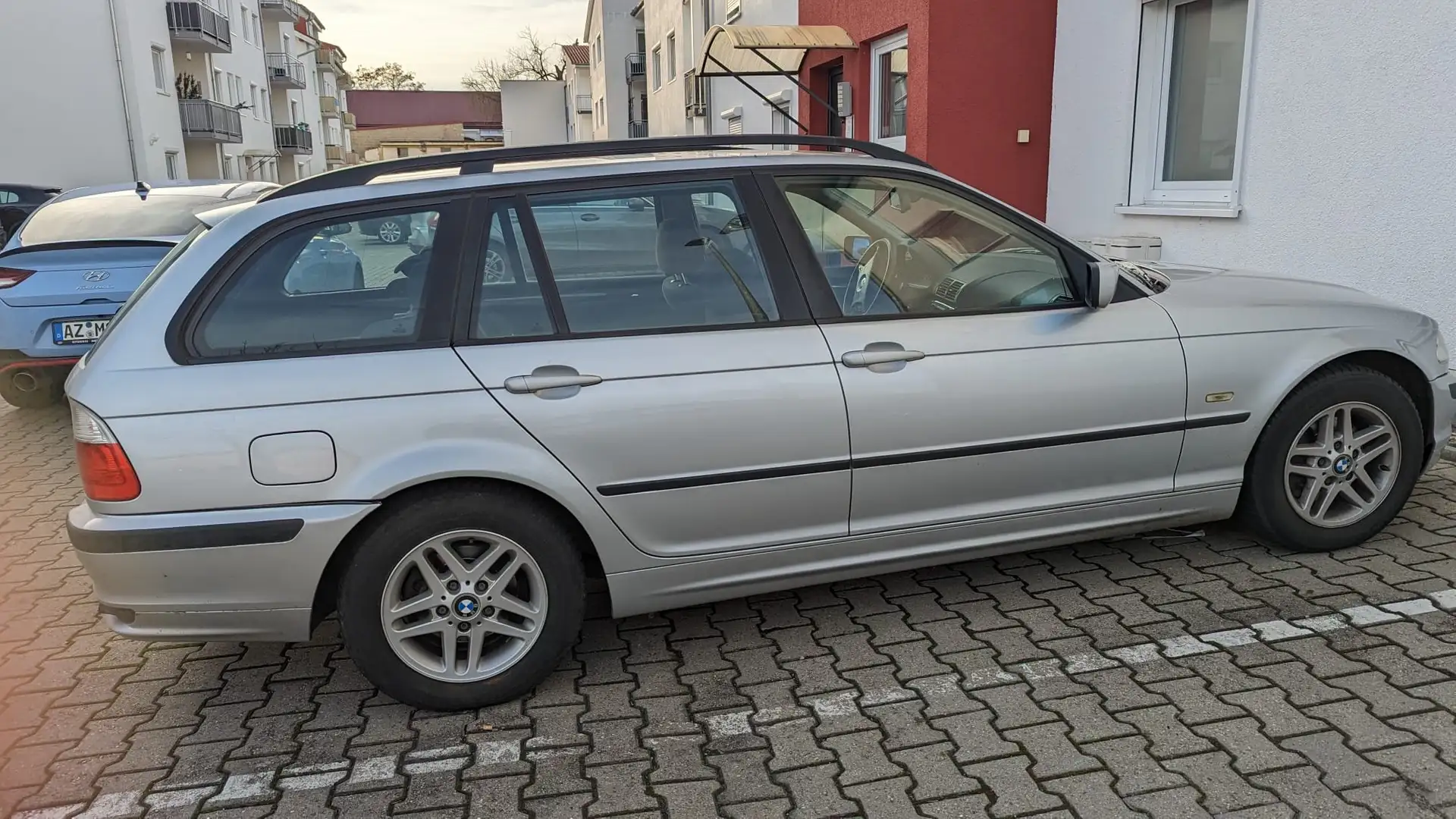 BMW 320 3er 320d touring Argent - 2