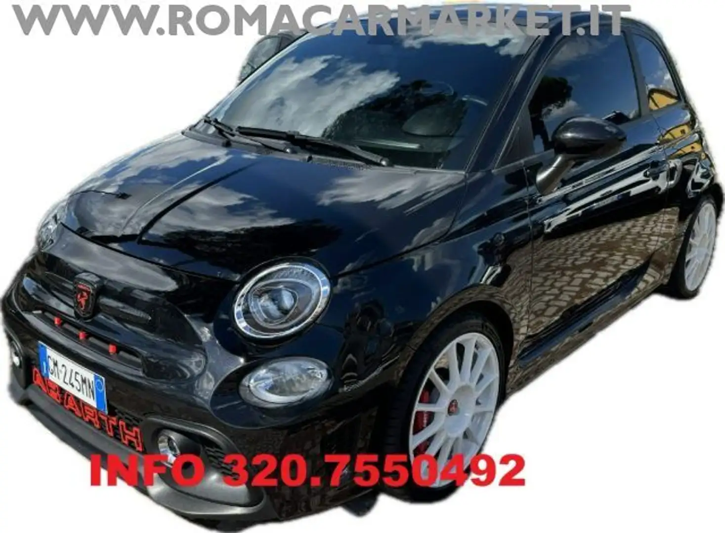 Abarth 595 1.4 Turbo T-Jet 165 CV KM CERTIFICATI UNIPRO Nero - 1