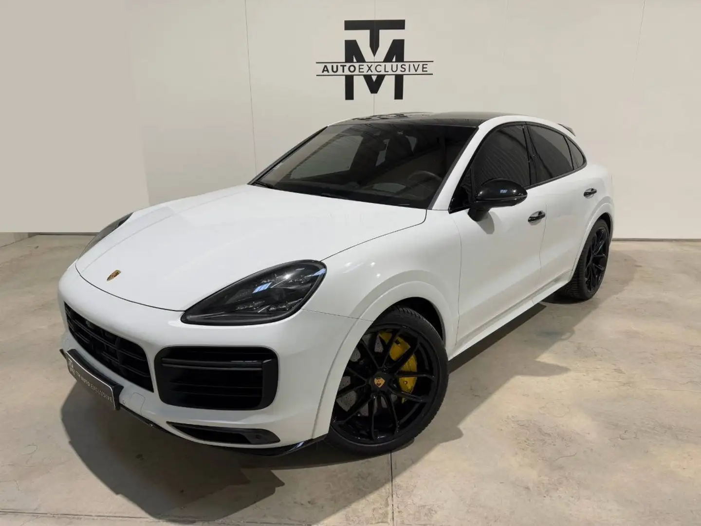 Porsche Cayenne COUPE Coupe 4.0 V8 550 ch Tiptronic BVA Turbo Weiß - 1
