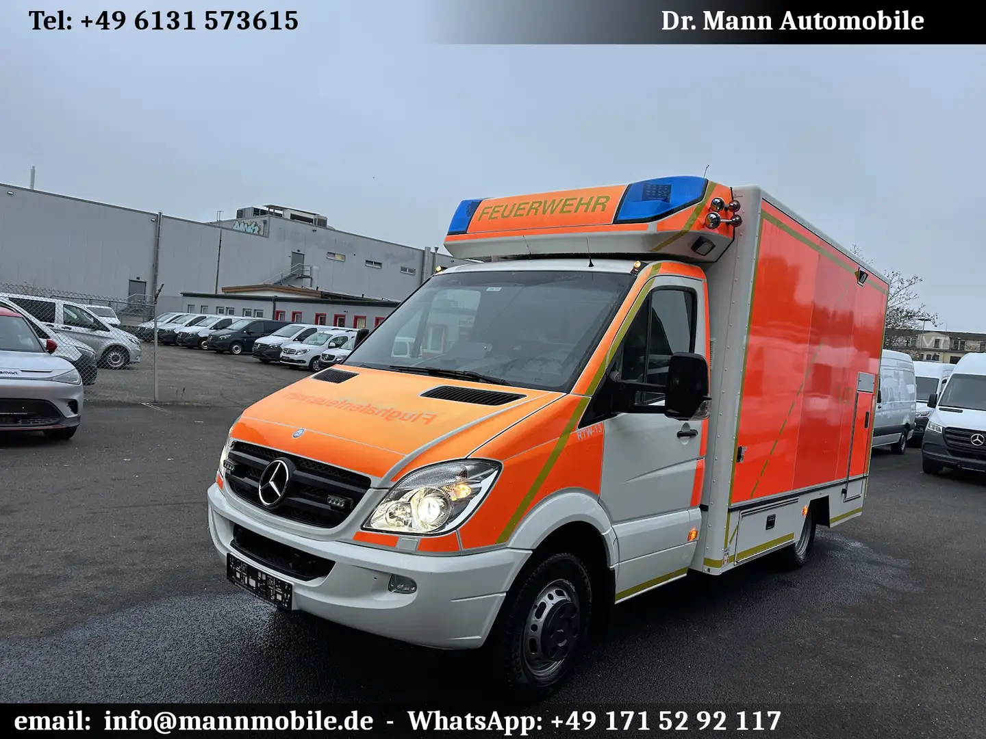 Mercedes-Benz Sprinter 519 CDI Rettungswagen Top Ausst V6 3,0 lt Wit - 1