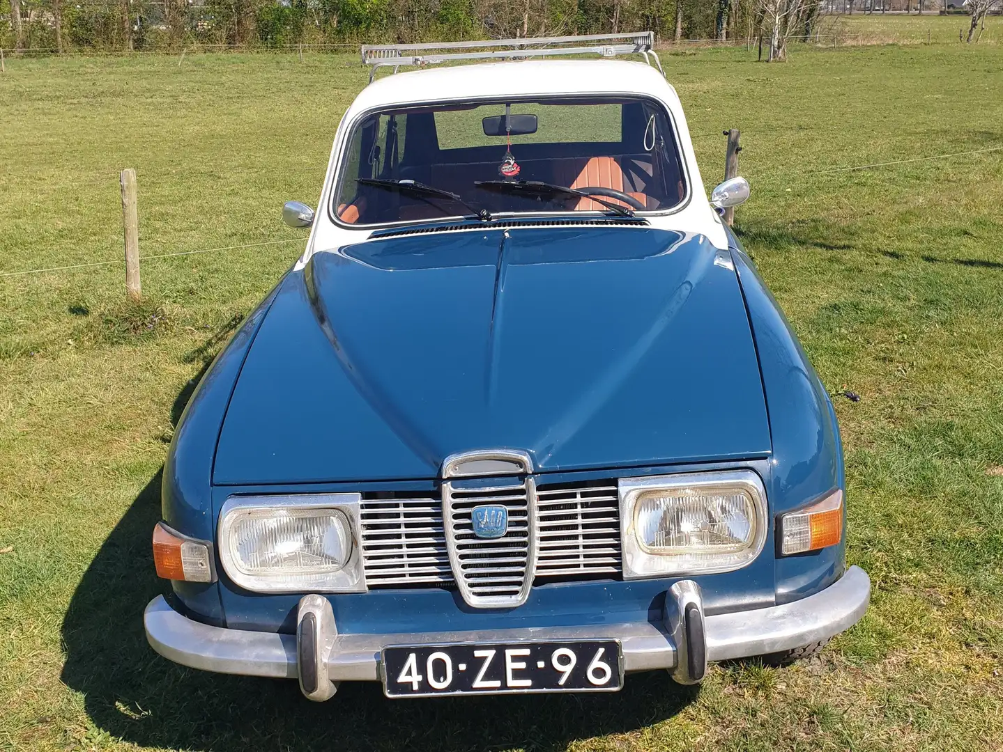 Saab 95 V4 STATIONWAGEN Blauw - 2