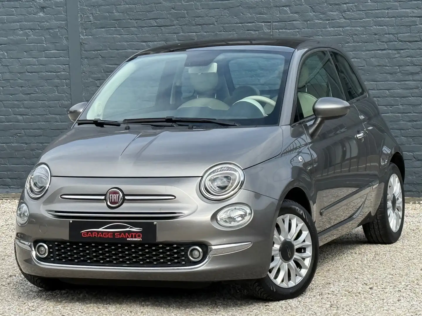Fiat 500 500 1.2i Lounge /AUTOMATIQUE/Navi/Pano/Garantie/ Gris - 1