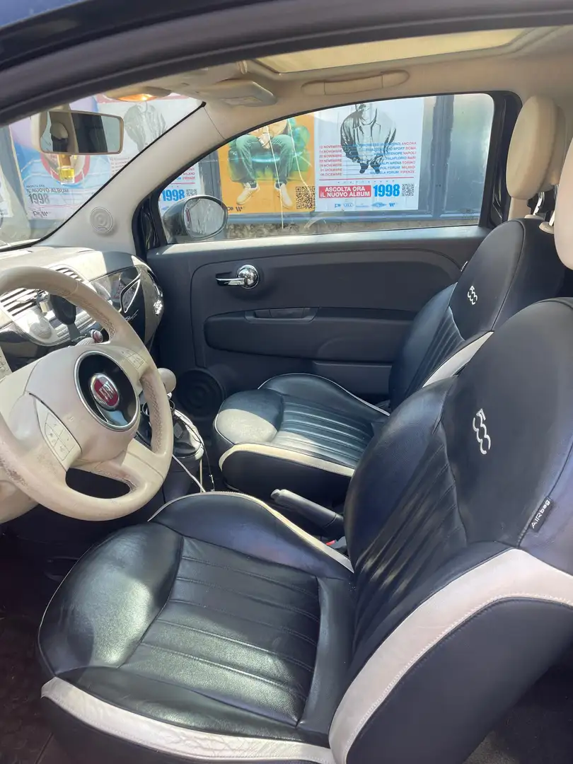 Fiat 500 500 1.2 Lounge 69cv my14 Nero - 1